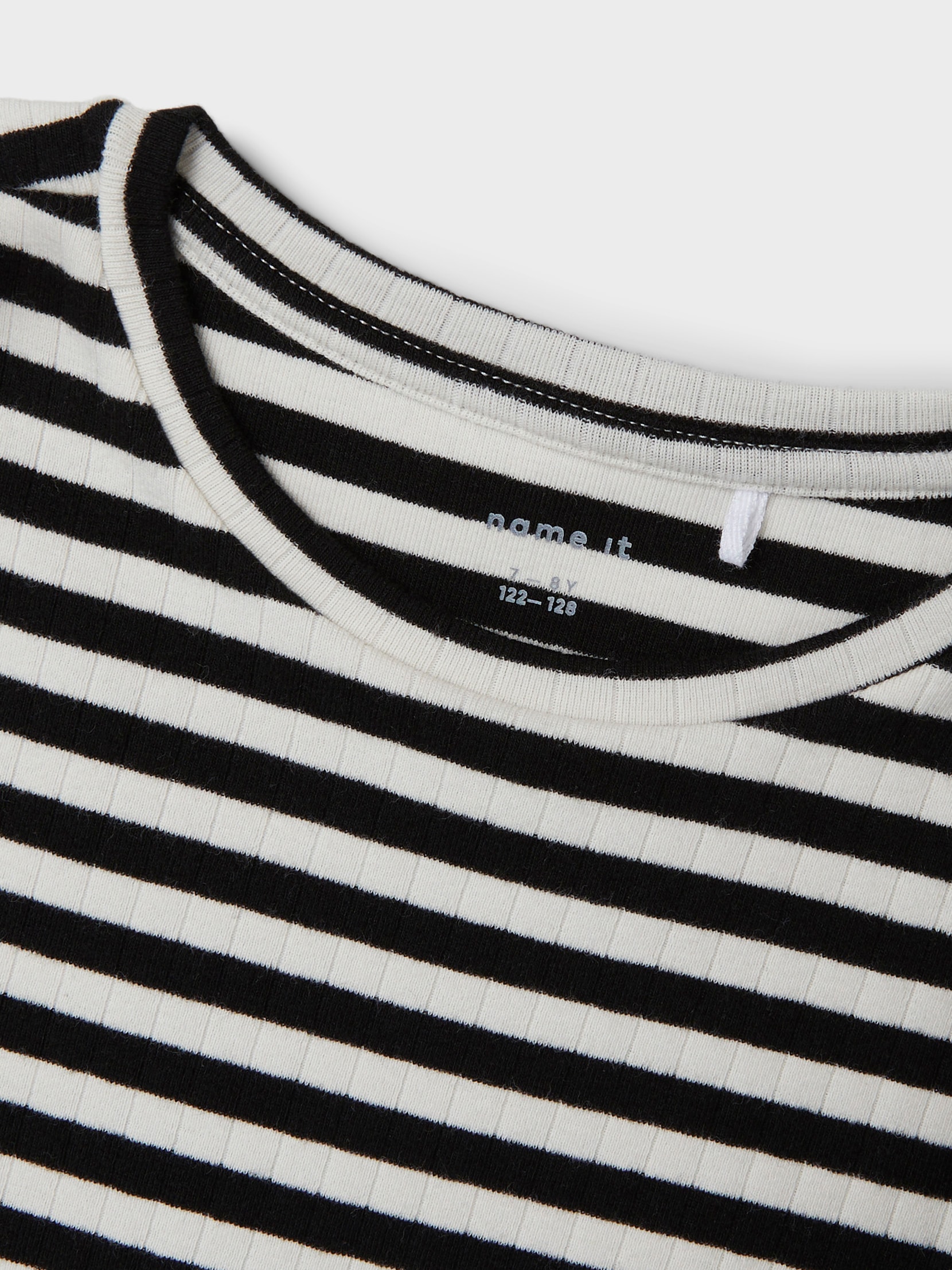 Name It Langarmshirt »NKFSURAJA XSL LS TOP NOOS« toller Ringel-Look in gerippter Qualität