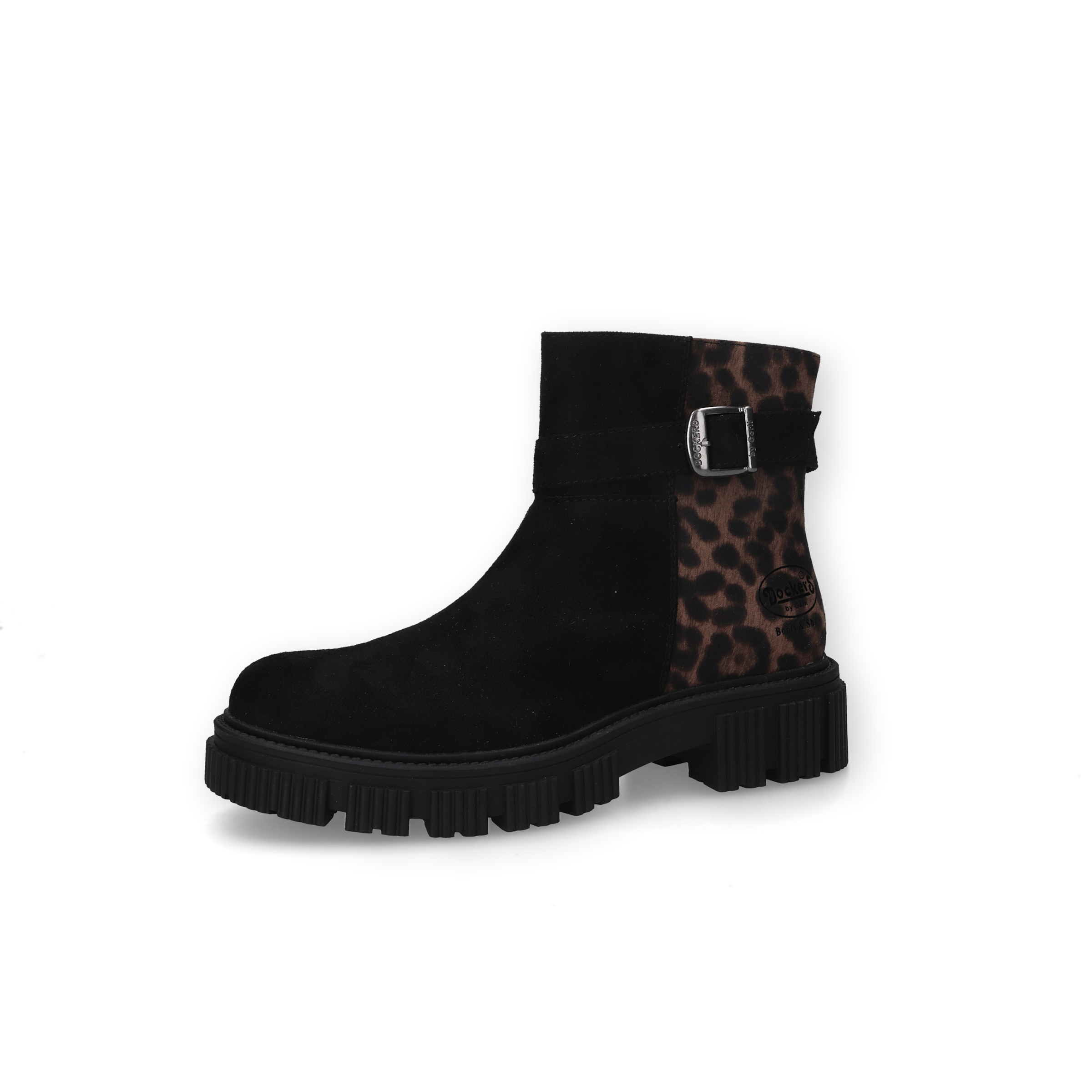 Image of Dockers by Gerli Bikerboots Stiefelette, Boots mit aktuellem Leo-Print