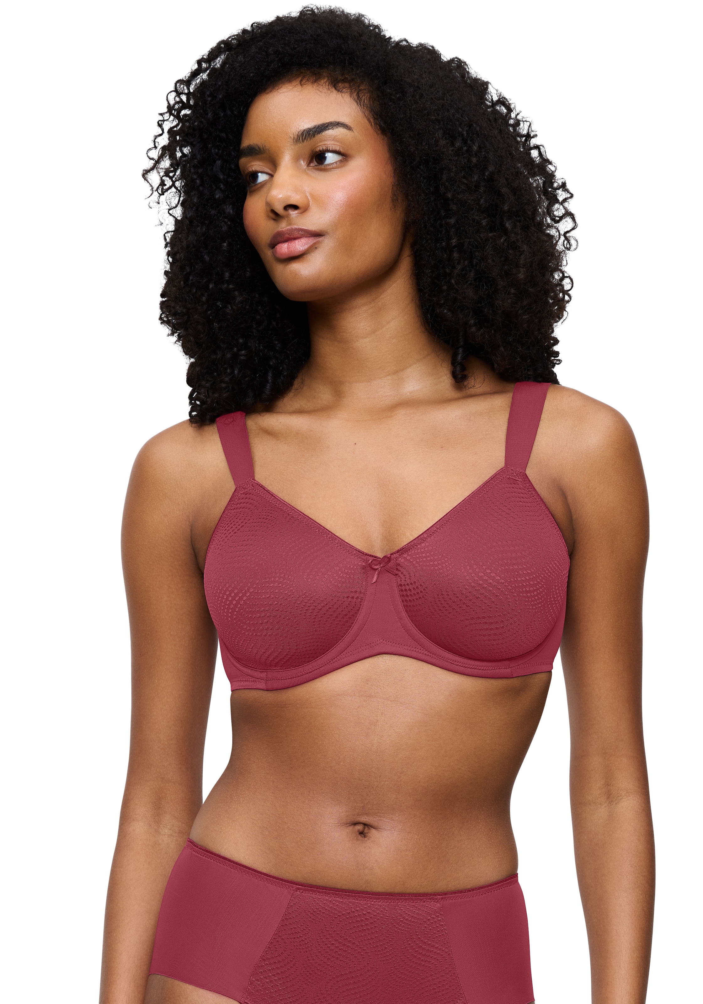 Triumph Soutien-gorge minimisant »Essential Minimizer« schimmerndes Jacquard-Muster, mit Bügel