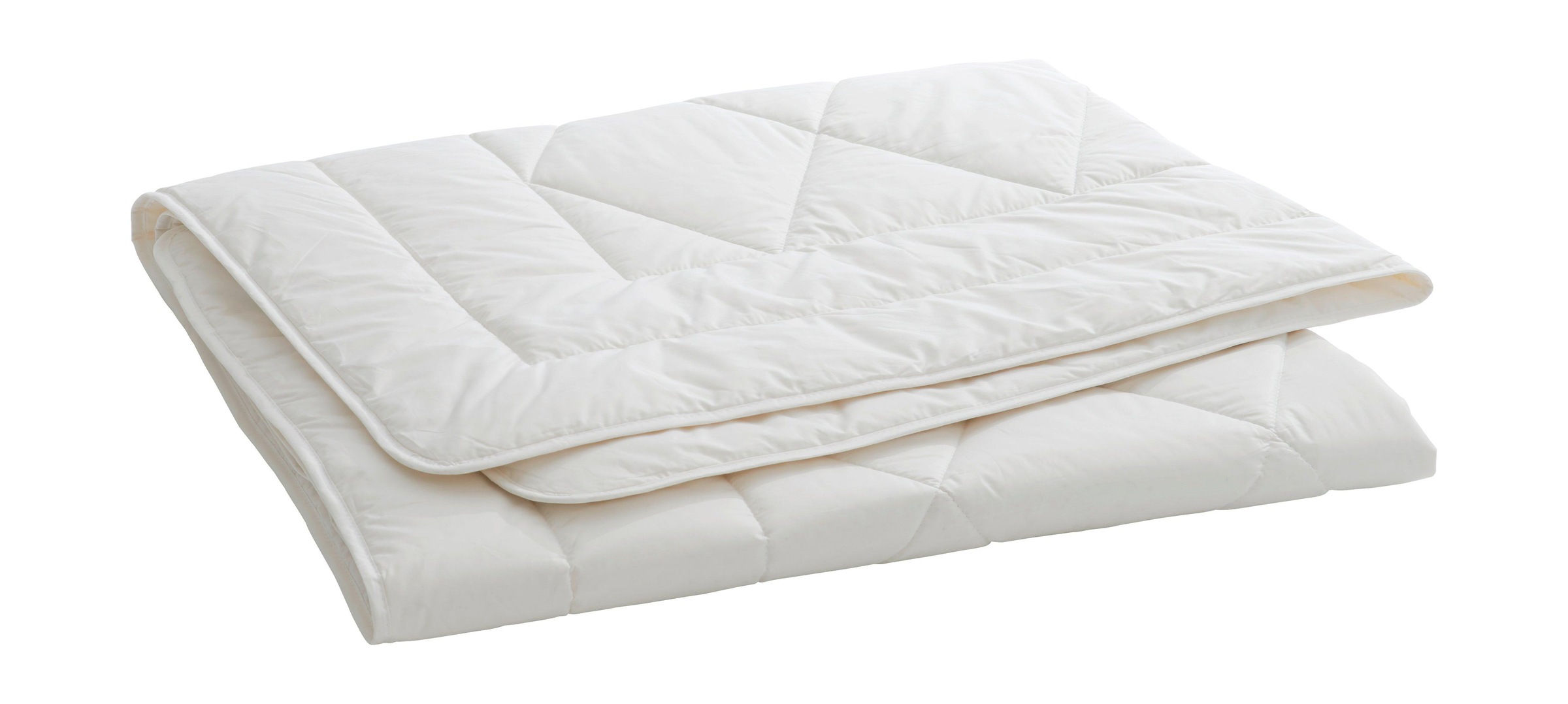 Image of billerbeck Einziehdecke »Organic Cotton Light«, extraleicht, Füllung 100% Baumwolle aus kontrolliert biologischem Anbau (kbA), Bezug 100% Baumwolle Soft-Batist,aus kontrolliert biologischem Anbau (kbA), GOTS zertifiziert, (1 St.) bei Ackermann Versand Sch