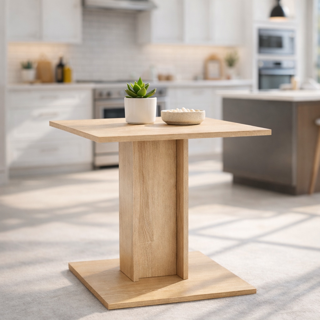 GOODproduct Esstisch »Square Säulentisch, Küchentisch, Bistrotisch, Kompakt-Esstisch« Quadratischer Esstisch; verschiedene Farben erhältlich; Breite: 70 cm