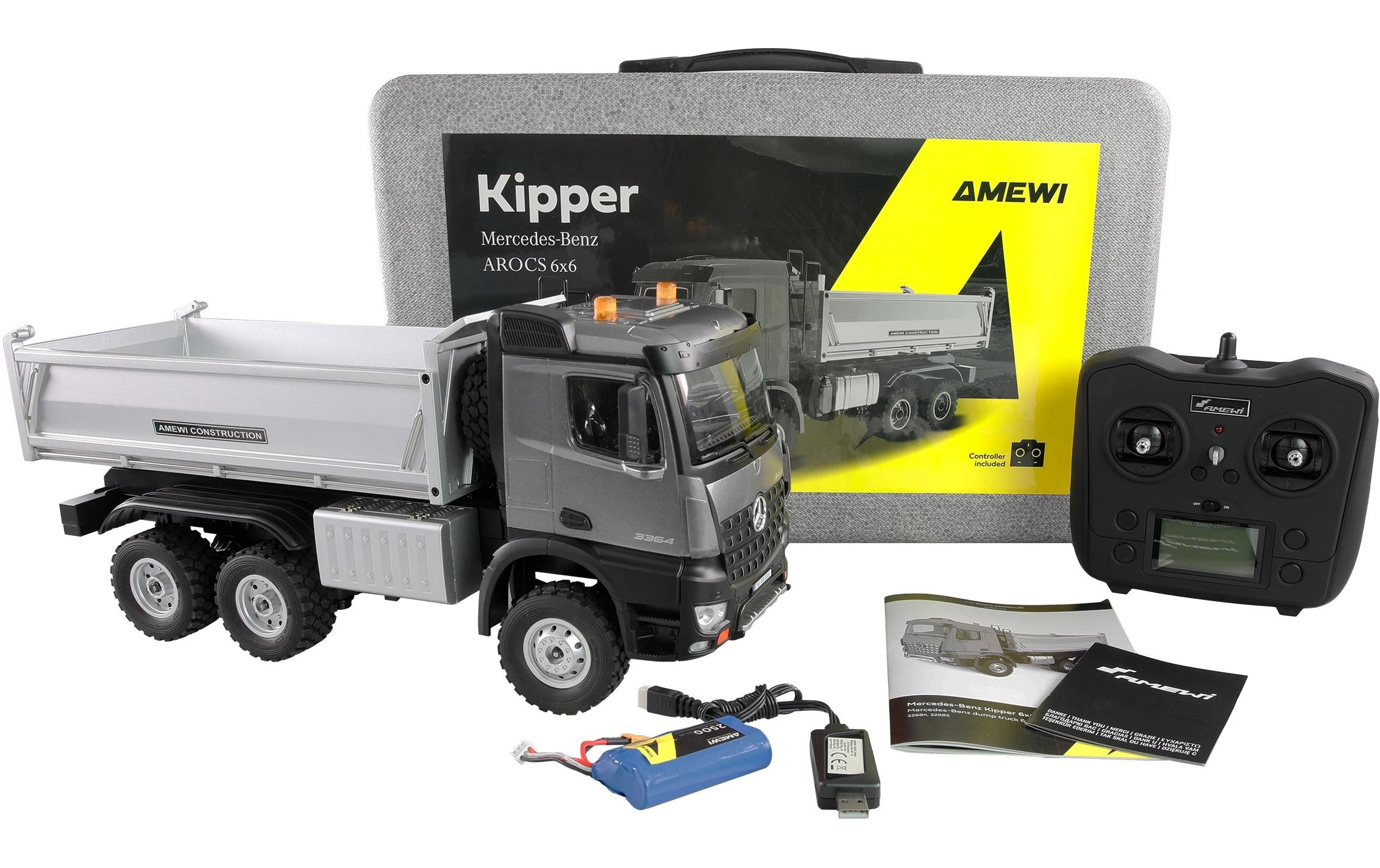 Amewi RC-LKW »Lastwagen Mercedes-Benz Arocs Kipper, 1:14 RTR«