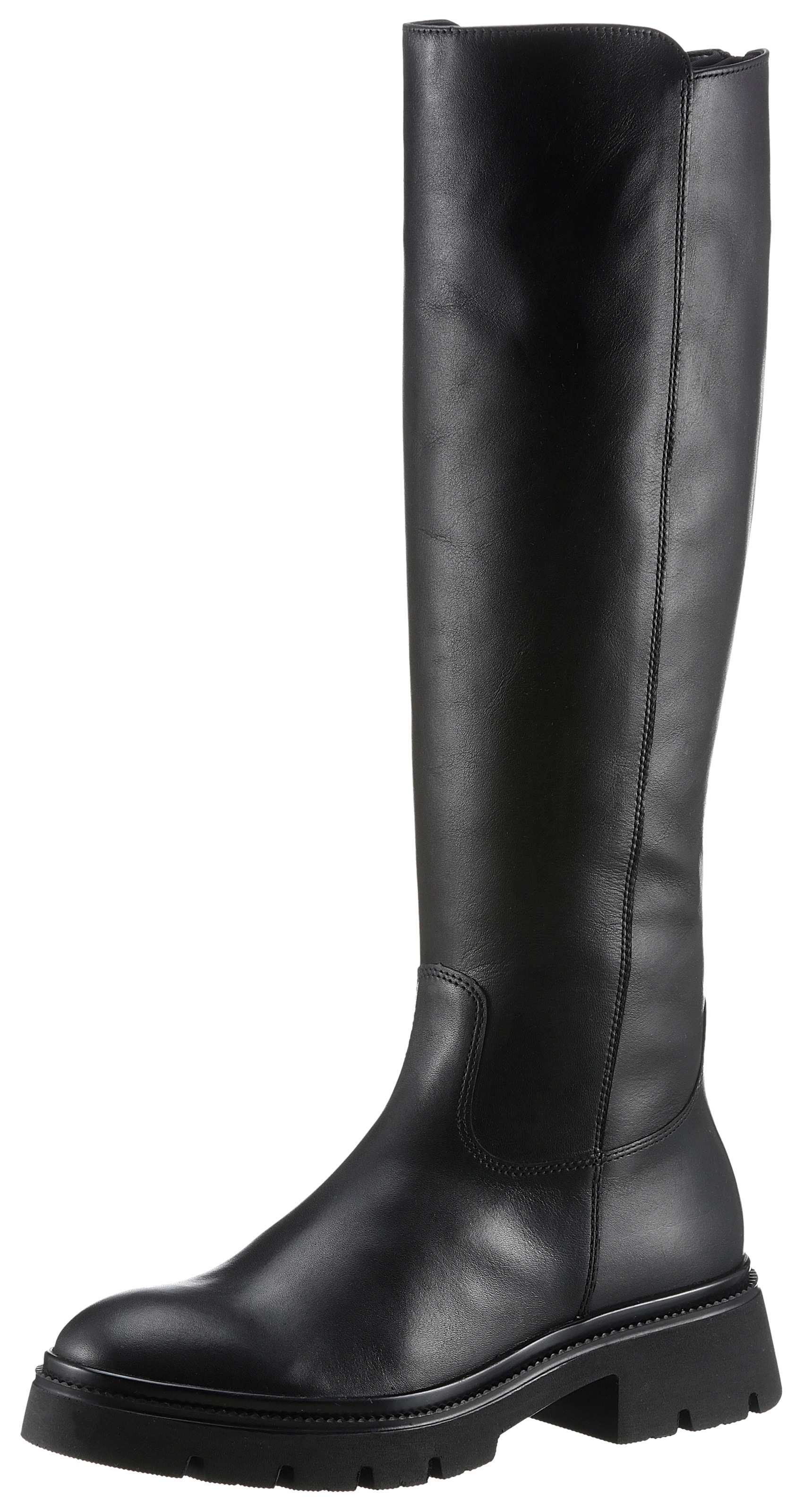 Image of Gabor Stiefel, Blockabsatz, Langschaftstiefel in cleaner Optik