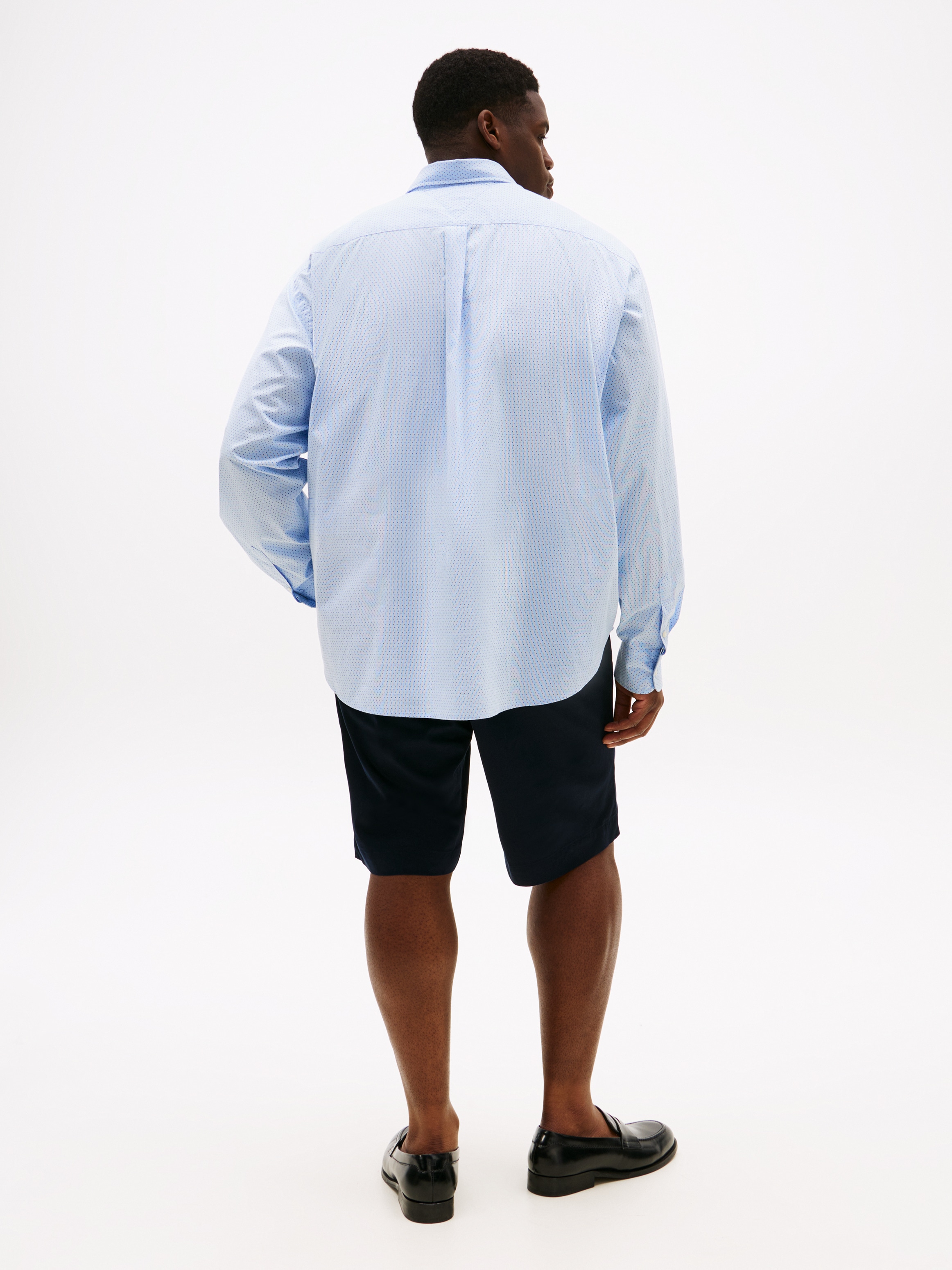 Tommy Hilfiger Big & Tall Langarmhemd »BT-FLEX POPLIN MINI PNT RF SRT-B«, Grosse Grössen