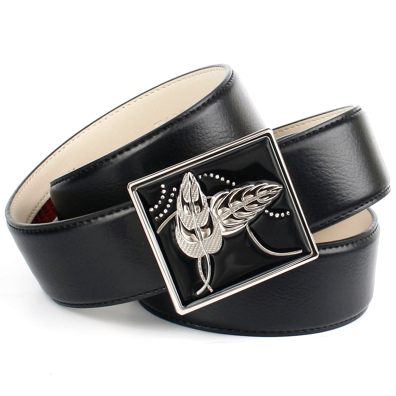 Image of Anthoni Crown Ledergürtel, Automatik Ledergürtel mit Designer-Schliesse bei Ackermann Versand Schweiz