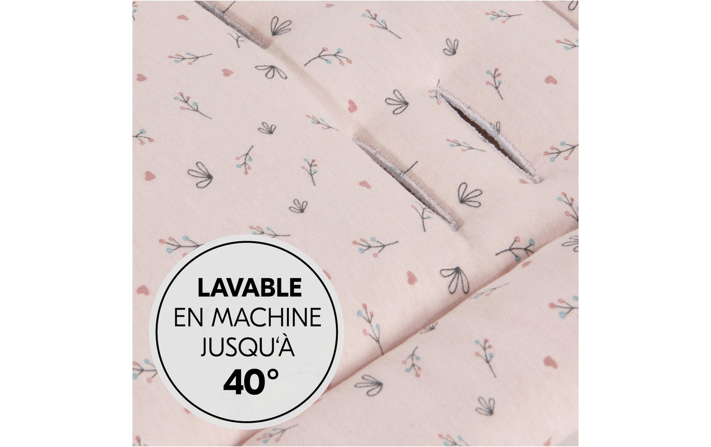 Hauck »Seat Liner, Flowers Rose« également adapté aux poussettes