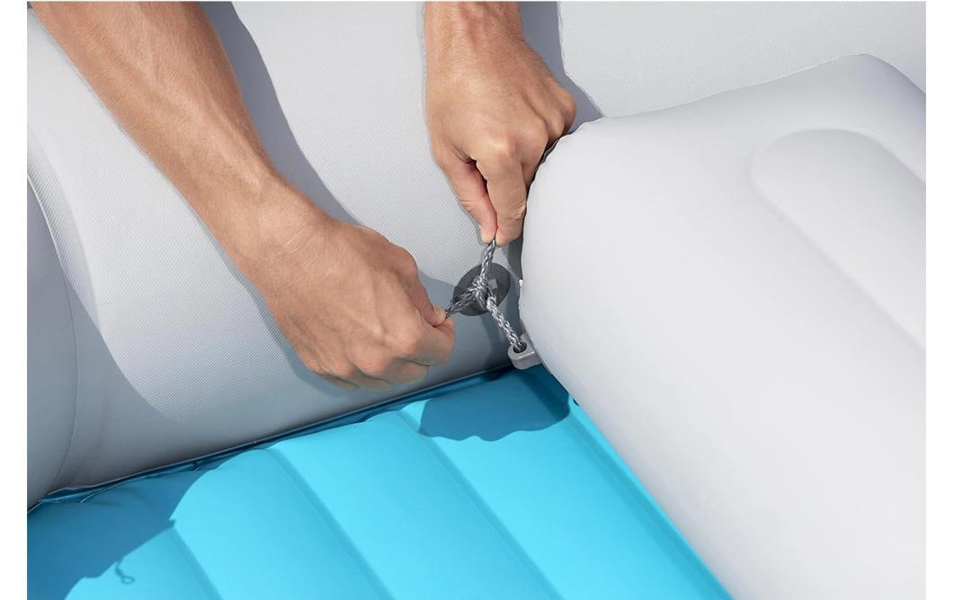 Bestway Schlauchboot »Corinth Elite Sport Boat Set, 230 x 130 x 33 cm« Aufblasbares Sportboot für 2 Personen mit Motorhalterung
