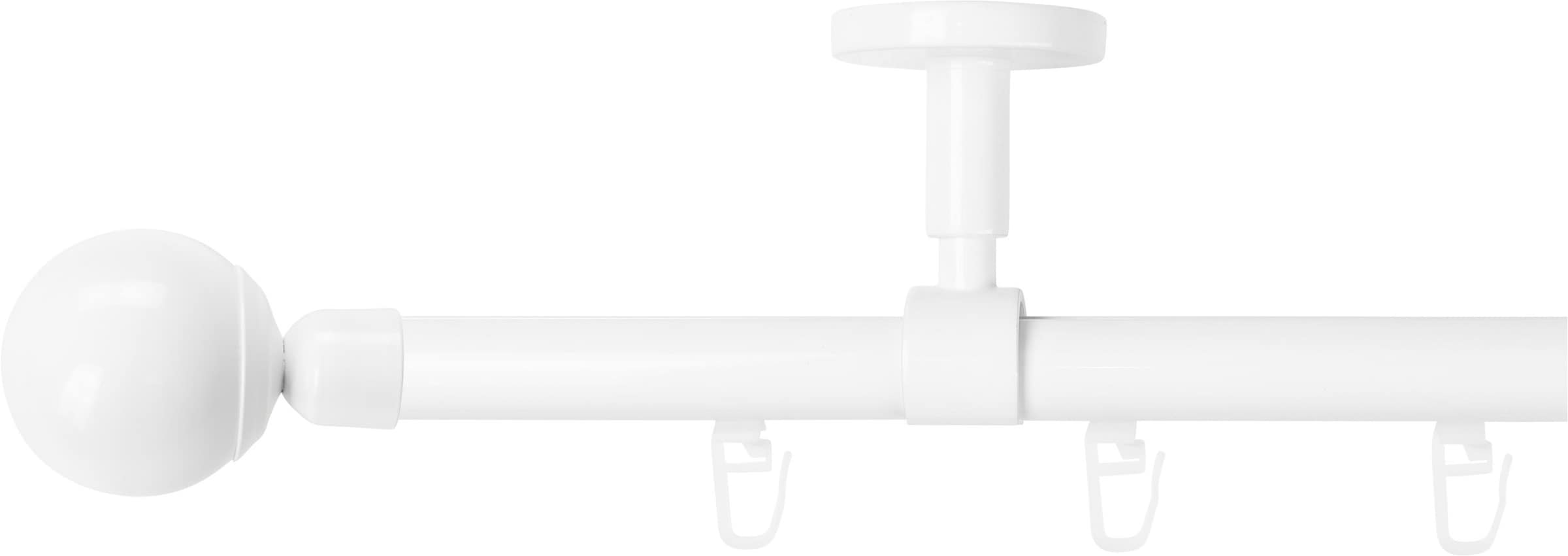 SN DECO GROUP Gardinenstange »Gardinenstange Innenlauf Reims Ø 19 mm, 1-läufig, Fixmass, verschraubt« Ø 19 mm Fixmass;kürzbar