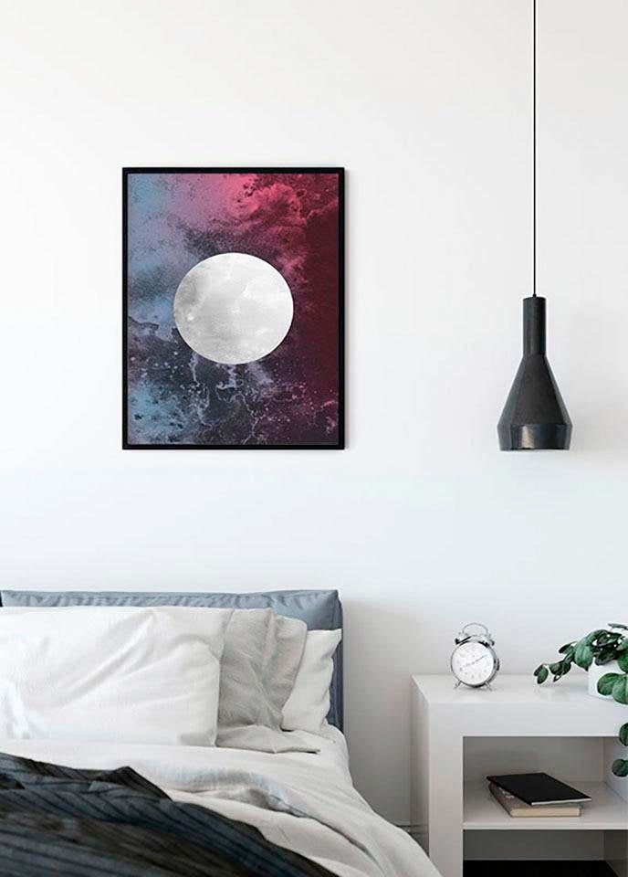 Image of Komar Bild "Solum Luna" Abstrakt 1 Stk. tlg. Wandbild zur Dekoration - ohne Rahmen