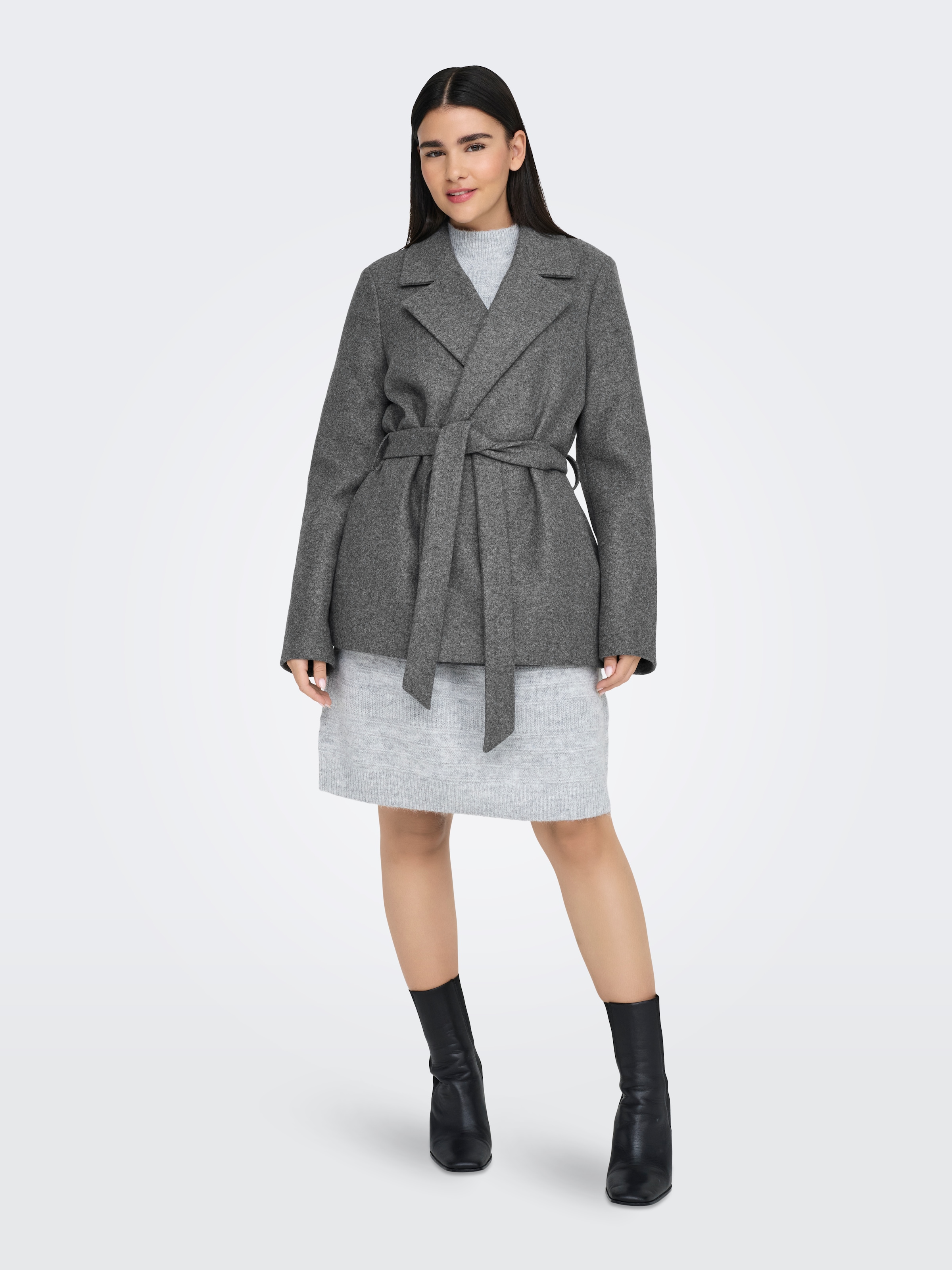 ONLY Kurzmantel »ONLALVILDA LIFE SHORT WRAP COAT OTW«