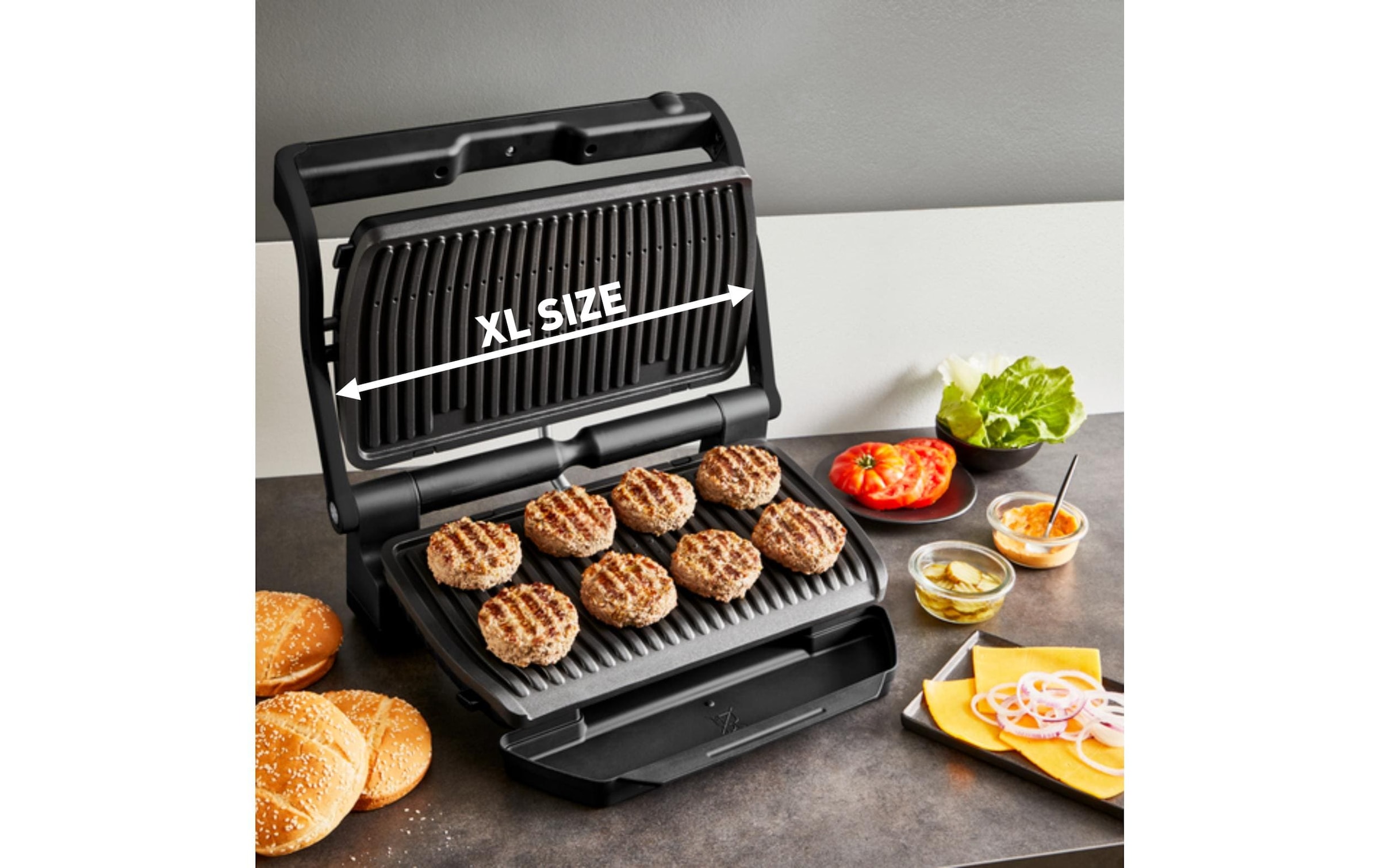 Tefal Kontaktgrill »OptiGrill+ XL GC7278 2000 W«, 2000 W