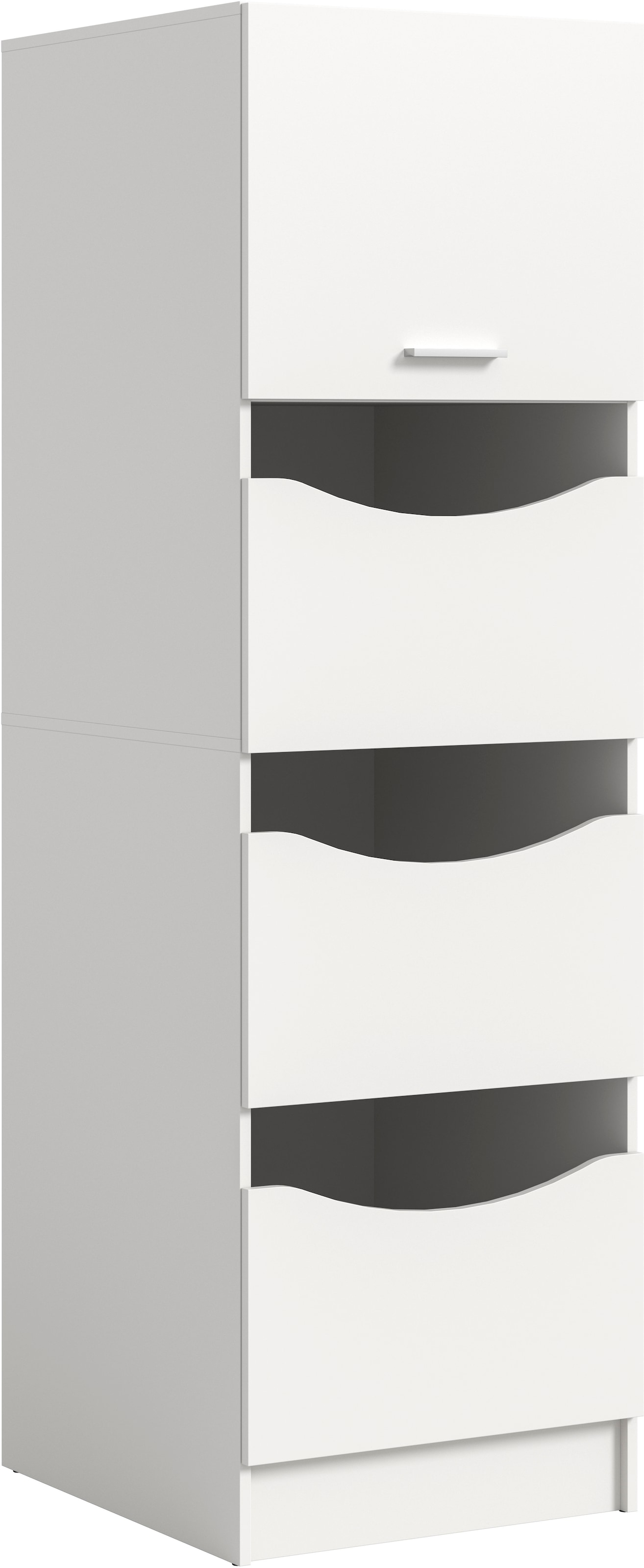 welltime Wäscheschrank »FALAS, TOPSELLER!, Höhe 195 cm, 4 Klappen, Wäscheorganizer« in verschiedenen Farben erhältlich, 1 Stk. tlg. Universalschrank, Mehrzweckschrank, Badezimmer, Hauswirtschaftsschrank