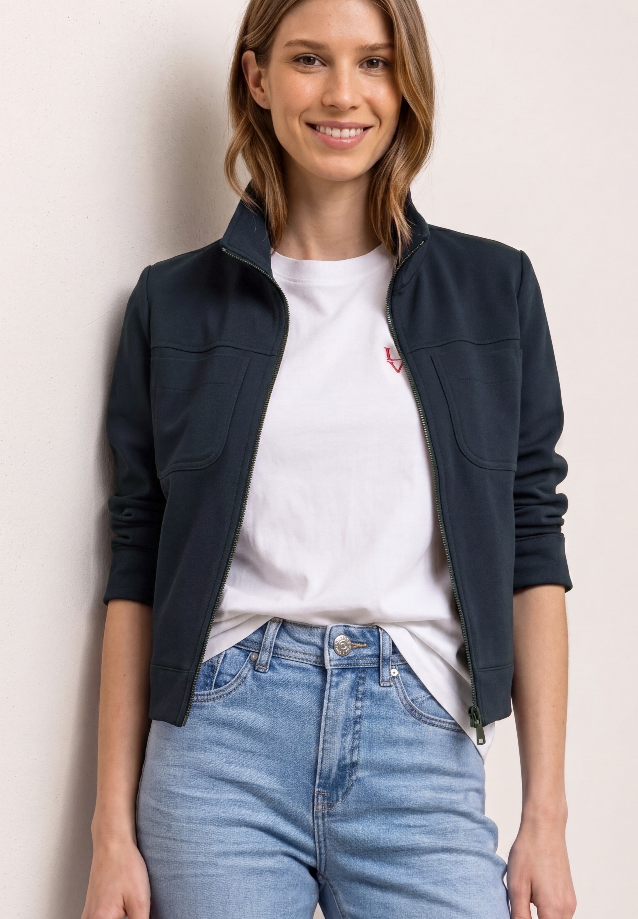 Image of STREET ONE Blouson ohne Kapuze mit Zipper und Brusttaschen