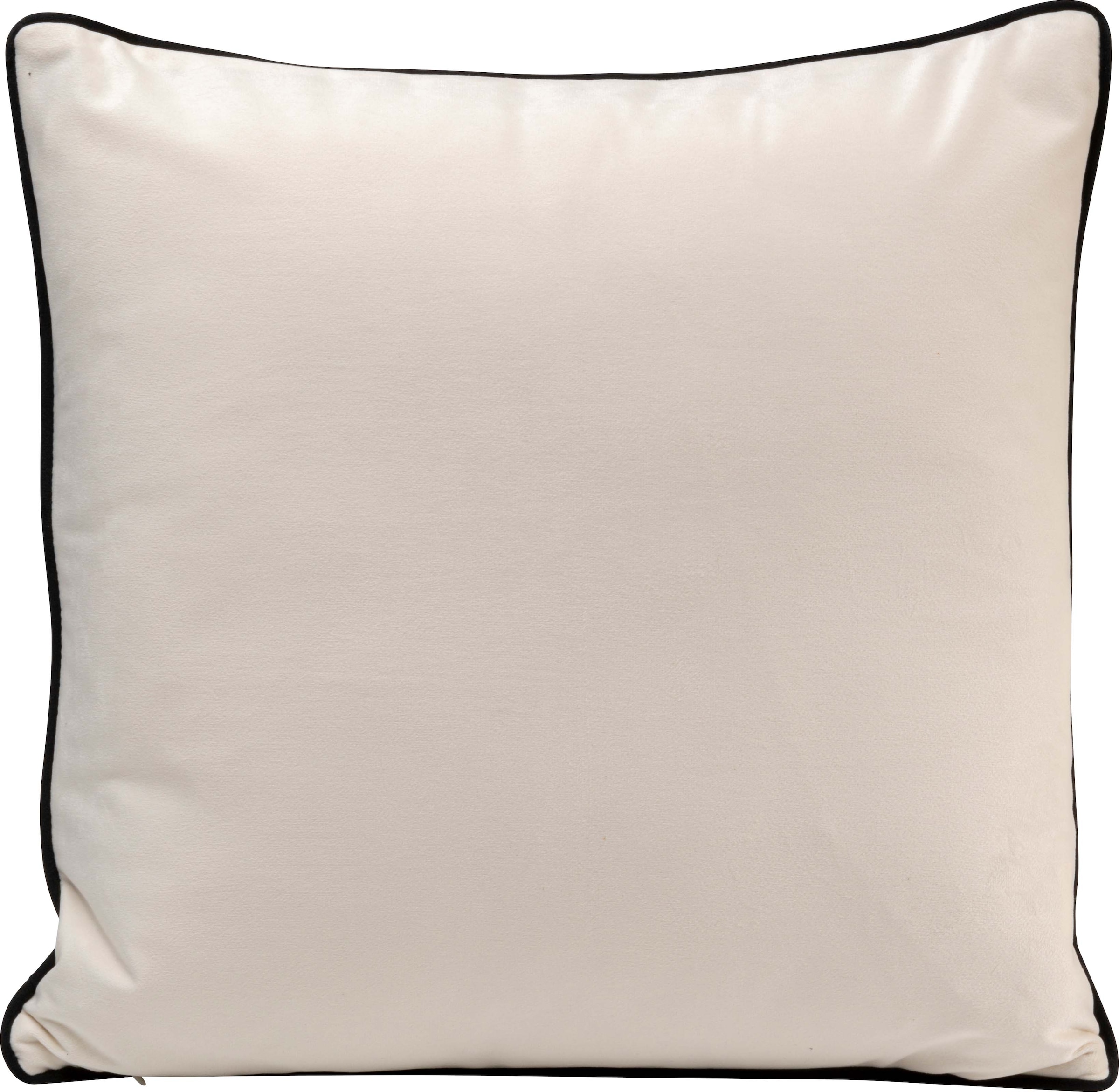 Kare Design Coussin décoratif »Jacky, Kissenhülle mit Füllung, 45x45 cm« stützt Kopf und Nacken angenehm und sorgt für erholsamen Schlaf