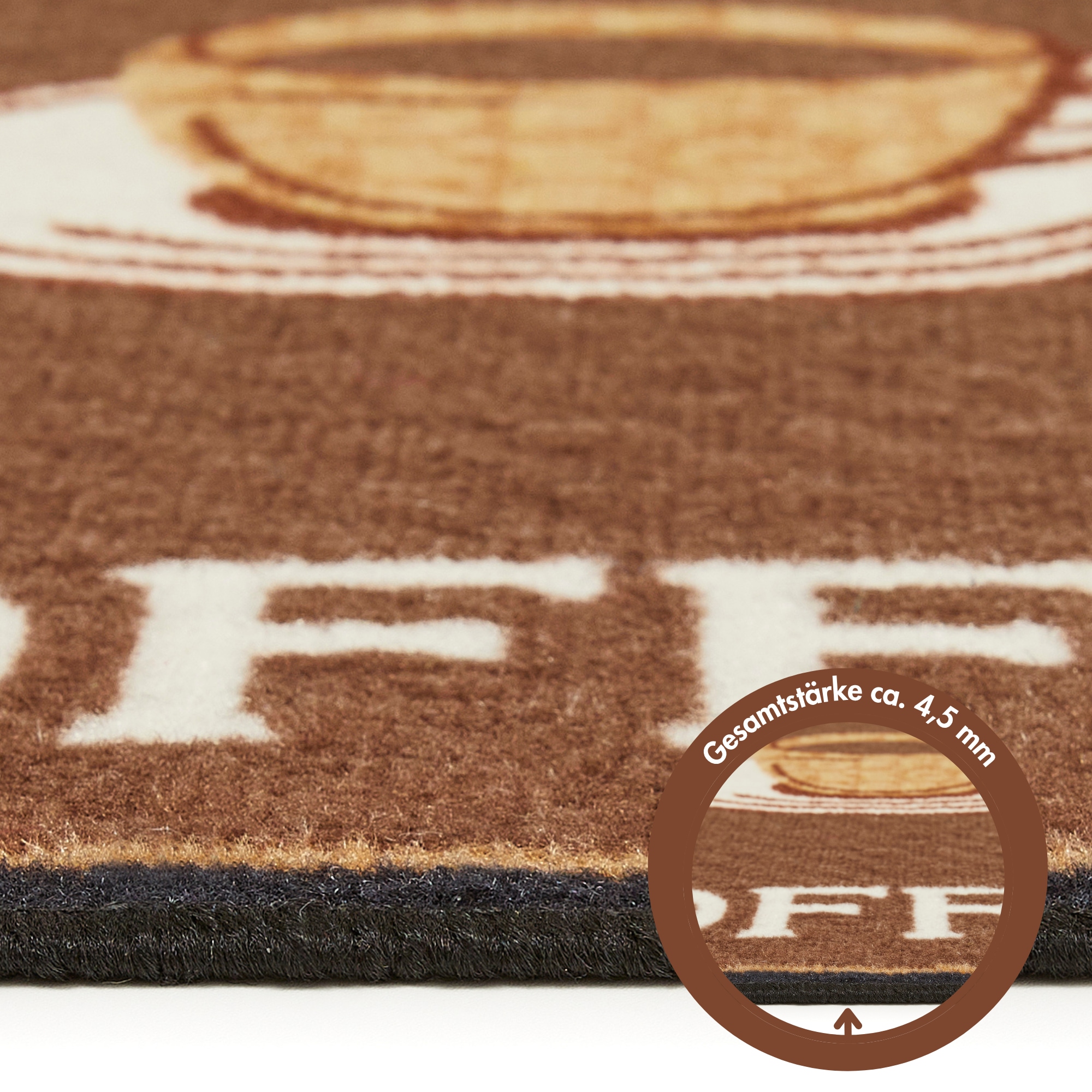 Andiamo Chemin de cuisine »Coffee« Rectangulaire 5 mm Höhe Motiv Kaffee, mit Schriftzug, Küche, Kundenliebling