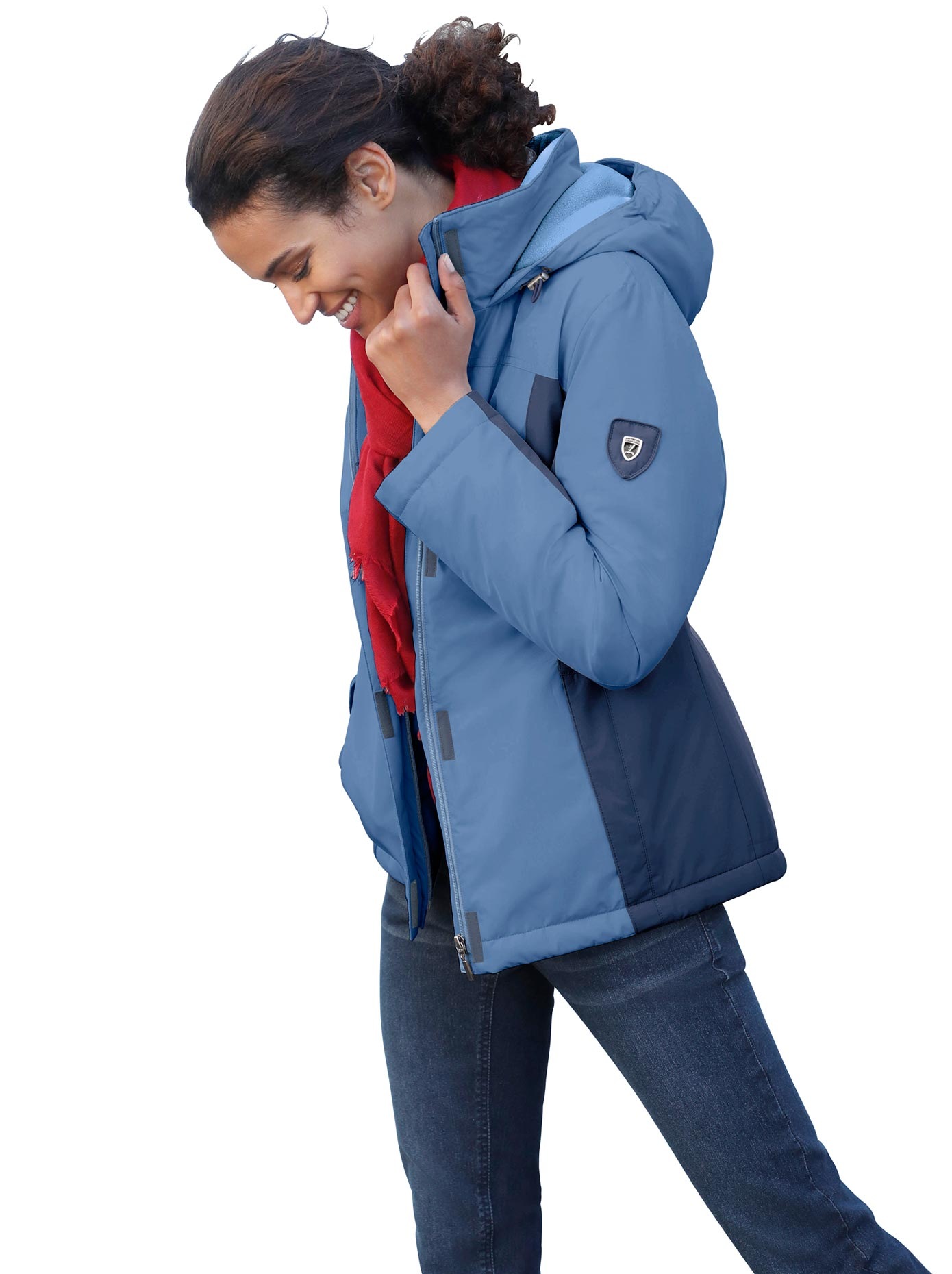 Jacke mit wärmendem Fleece-Futter