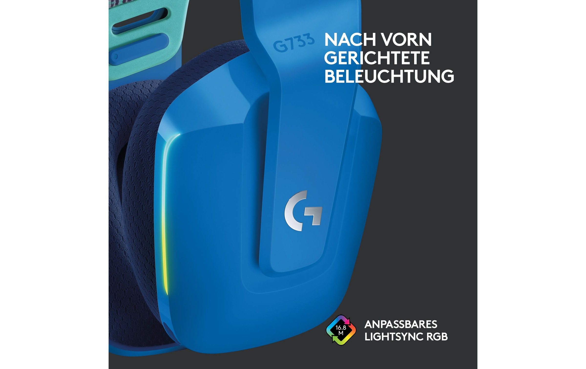 Logitech Gaming-Headset »G733 Lightspeed Blau«