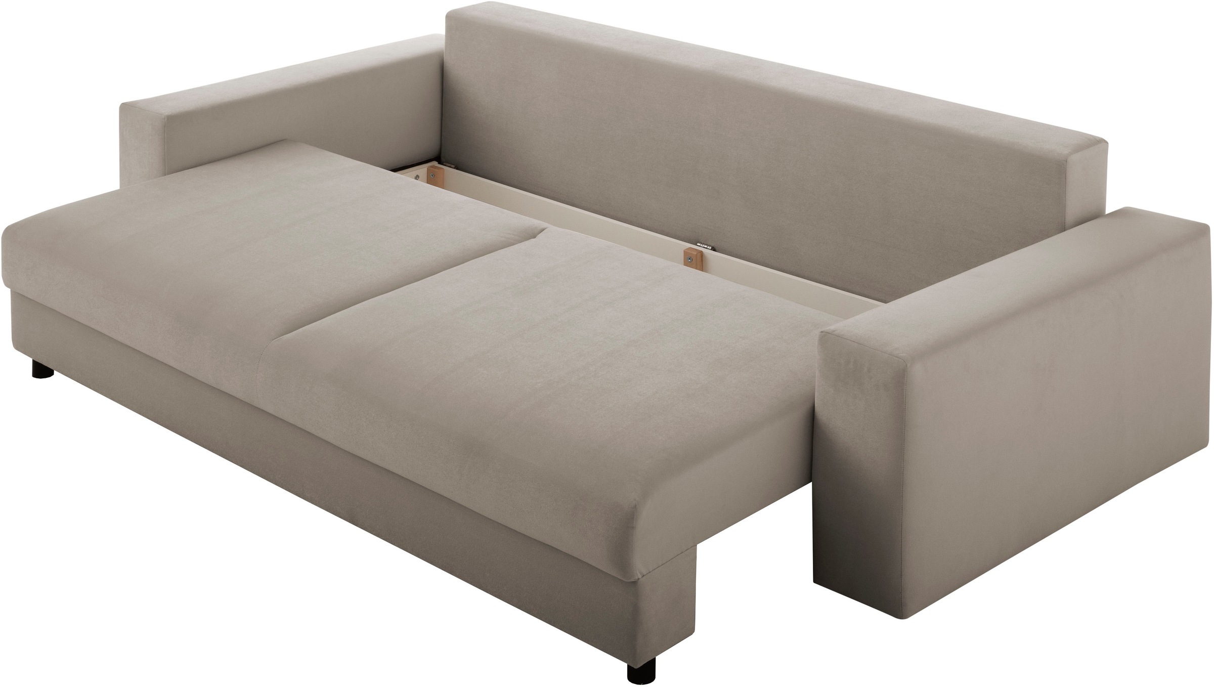 LeGer Home by Lena Gercke Schlafsofa »Imoga, Polster mit Schlaffunktion, 3-Sitzer Sofa, Couch mit Bettkasten« in modernen Farben und Stoffen, Bettfunktion, Liegefläche: 200x150 cm