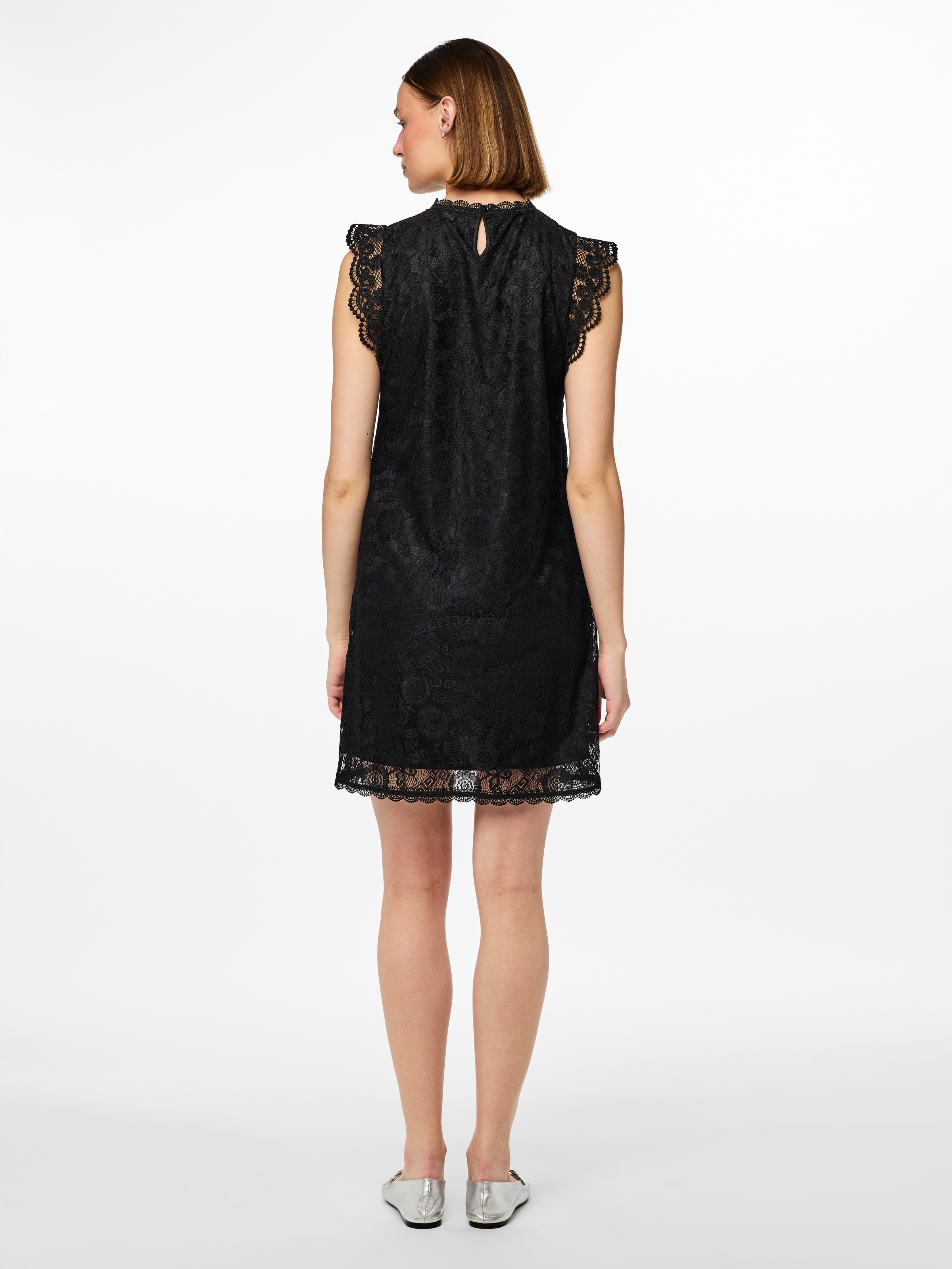 pieces Spitzenkleid »PCOLLINE SL LACE DRESS NOOS«