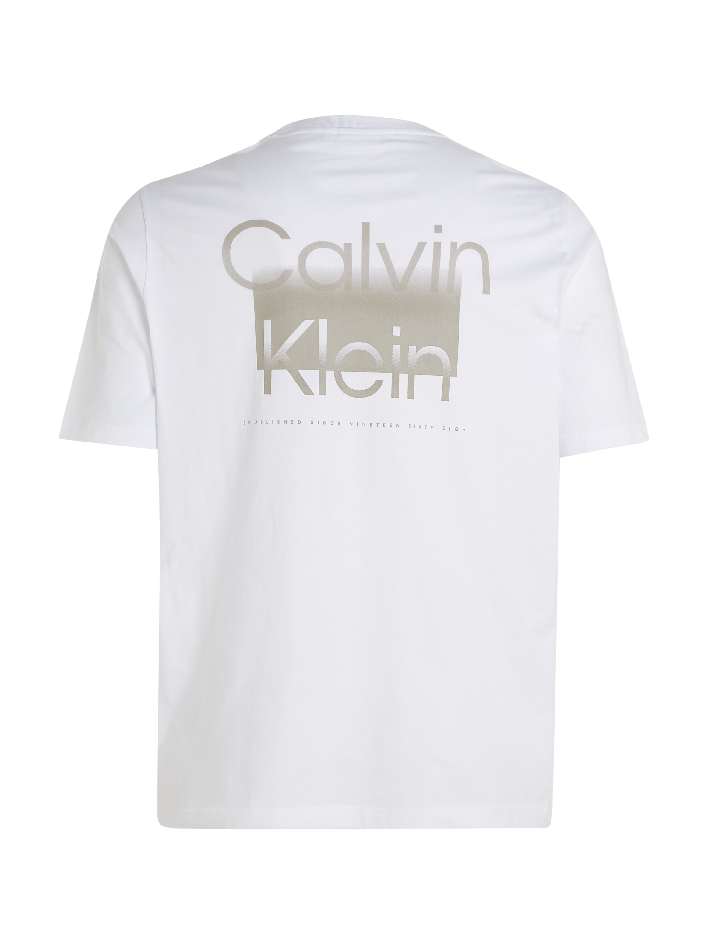 Calvin Klein Big&Tall T-Shirt »BT_ENLARGED BACK LOGO T-SHIRT«, in grossen Grössen mit Markenlabel