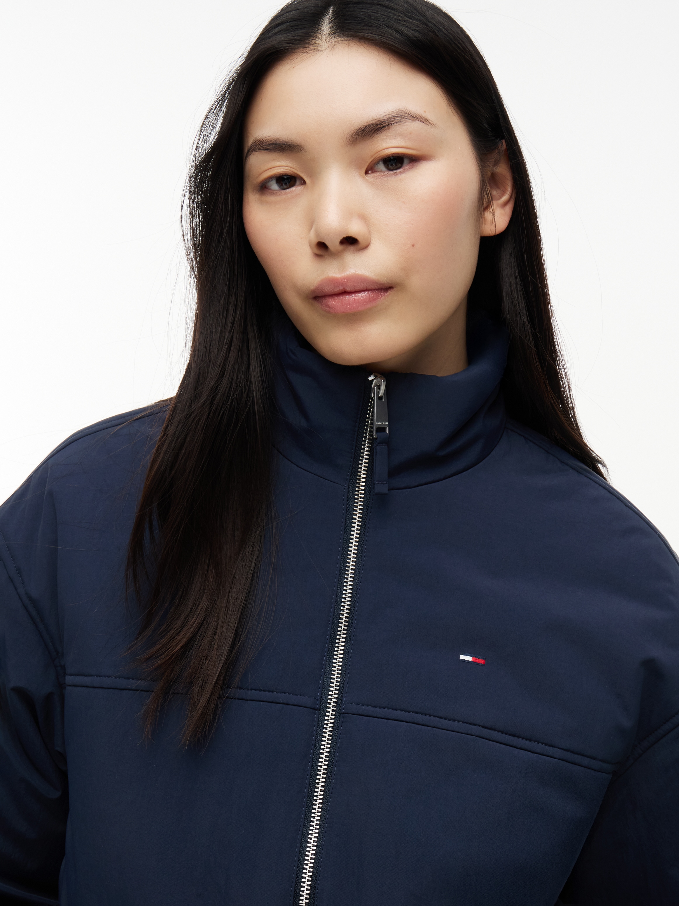 Tommy Jeans Blouson »TJW PADDED HIGH NECK JACKET« fibre synthétique