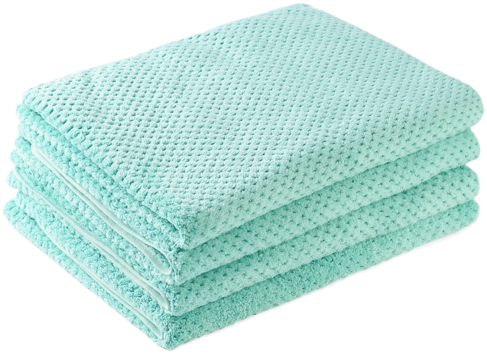 GOODproduct Handtücher »Parris, diverse Grössen, ideal als Sporthandtuch, Reisehandtuch« sehr leicht, kompakt, schnelltrocknend, Mikrofaser, mit Waffelmuster