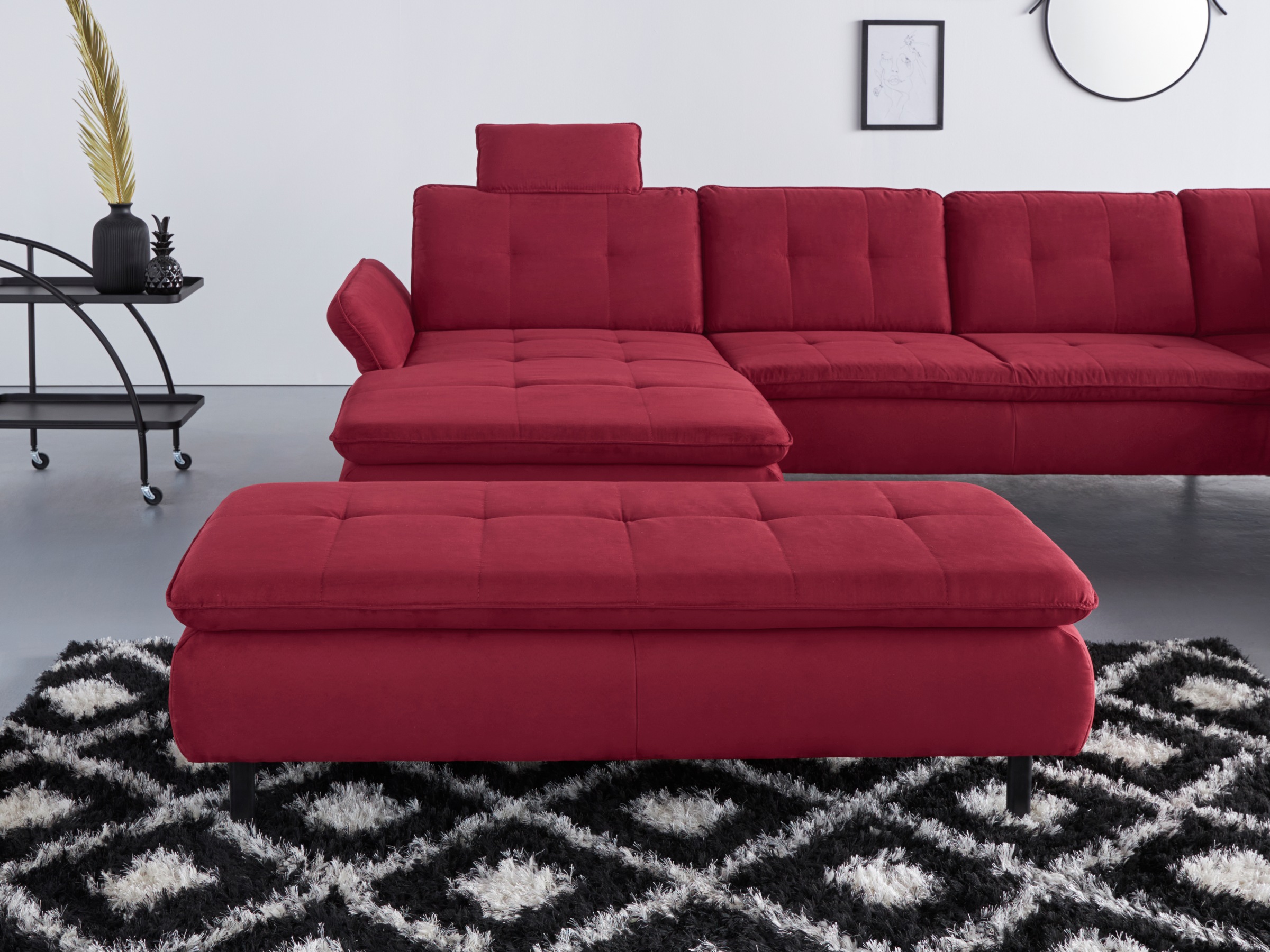 INOSIGN Hockerbank »Birkholm«, passend zur Serie "Birkholm", B/T/H: 137/65/44 cm