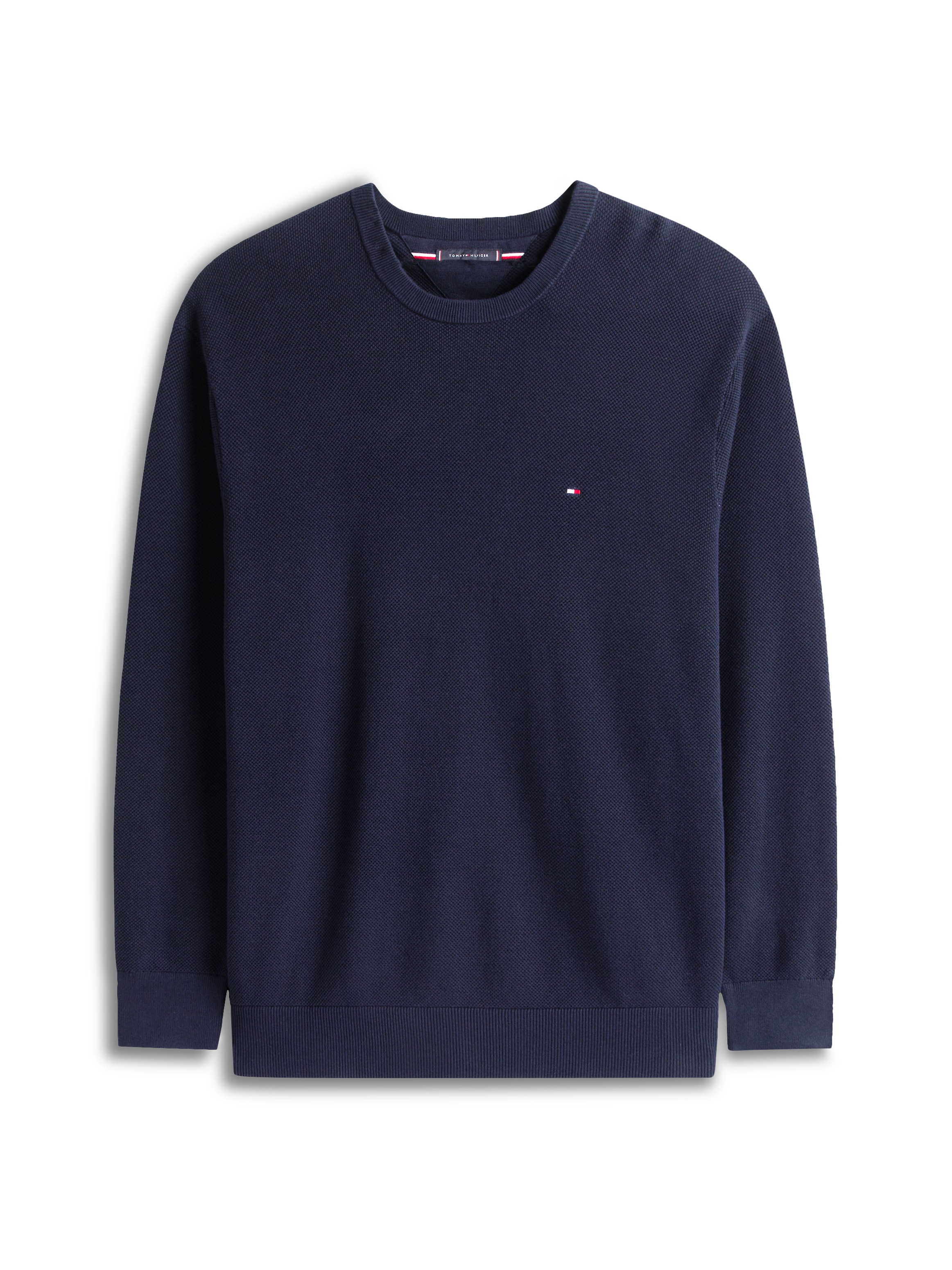 Tommy Hilfiger Big & Tall Rundhalspullover »BT-ESSENTIAL STRUCTURE CREW NECK«, Grosse Grössen