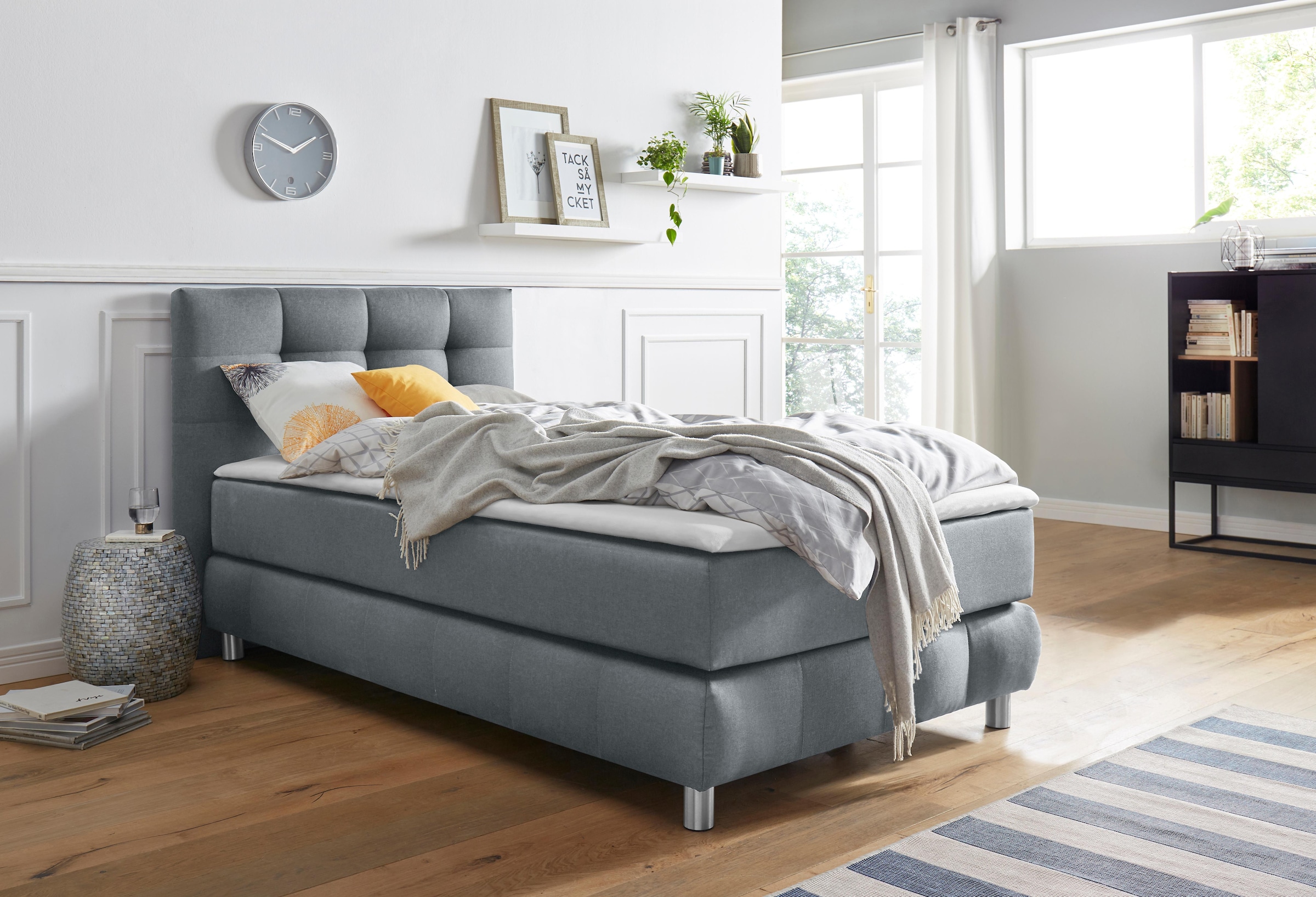 Home affaire Boxspringbett »Salo« incl. Topper, 6 Breiten, 2 Härtegrade, TFK auch in Härtegrad 4
