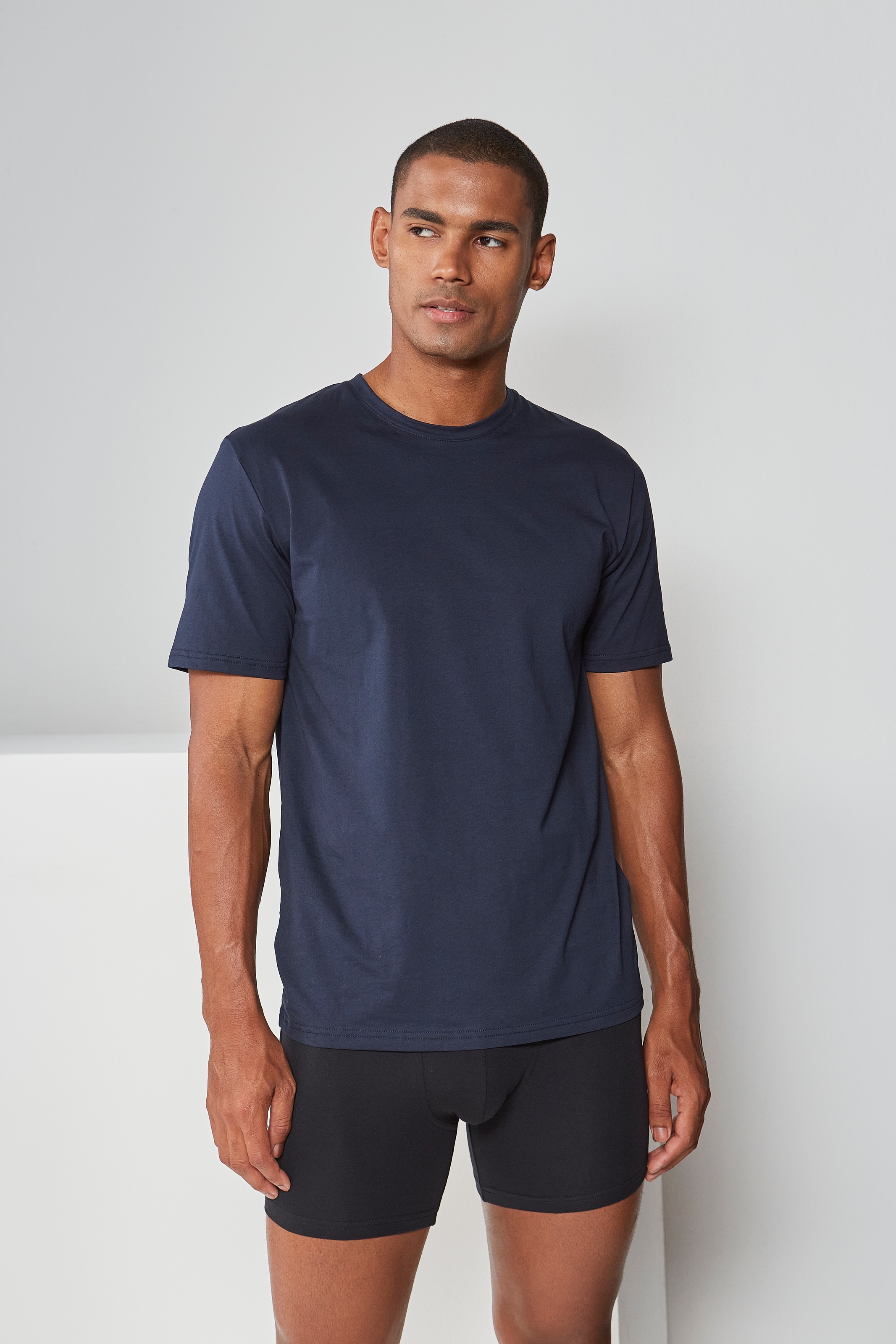 Copenhagen Studios T-Shirt, (Packung, 3 tlg., 3er-Pack), Unterziehshirt aus hochwertiger Bio-Baumwolle