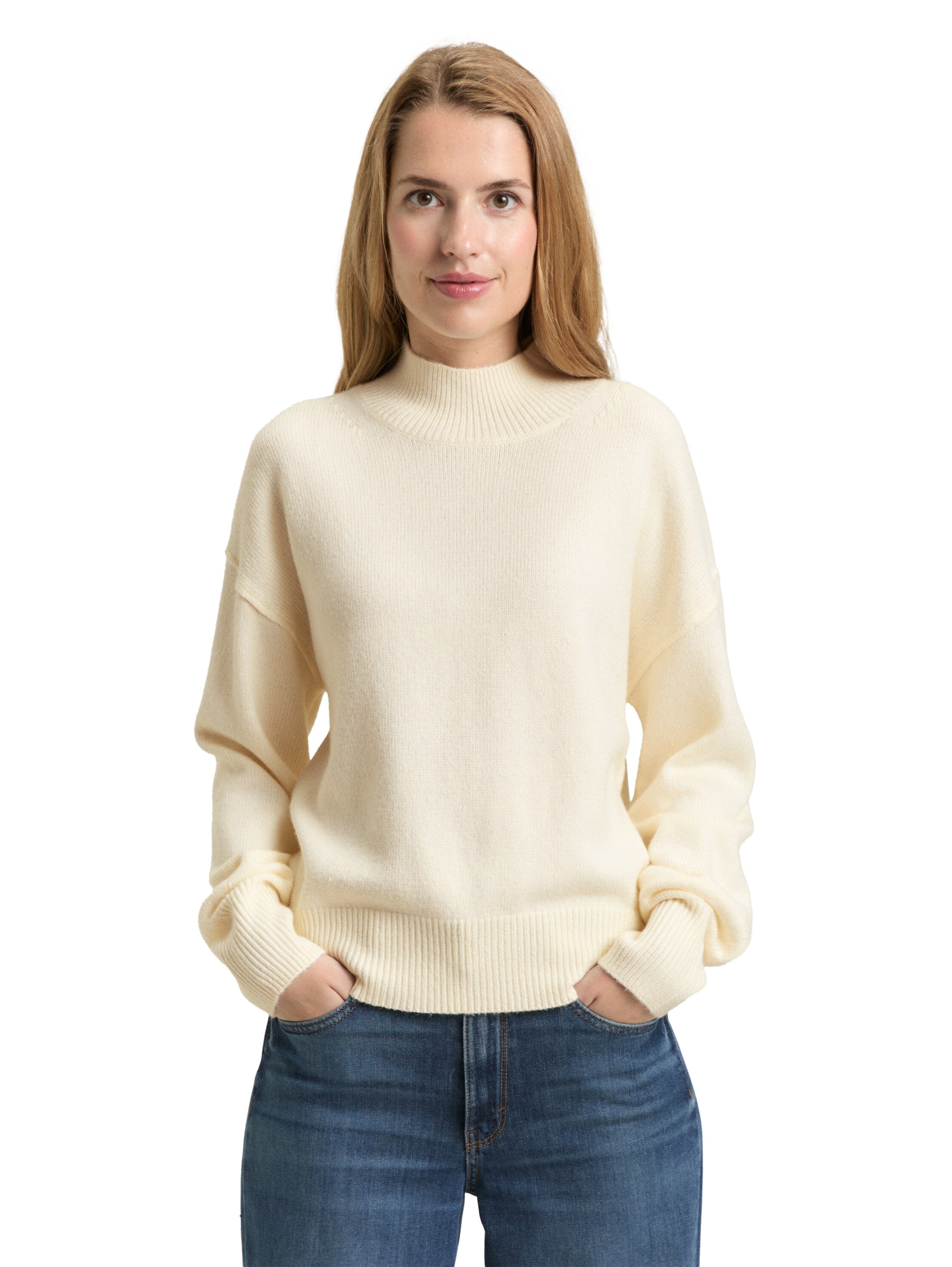 Image of TOM TAILOR Strickpullover mit Rippbündchen