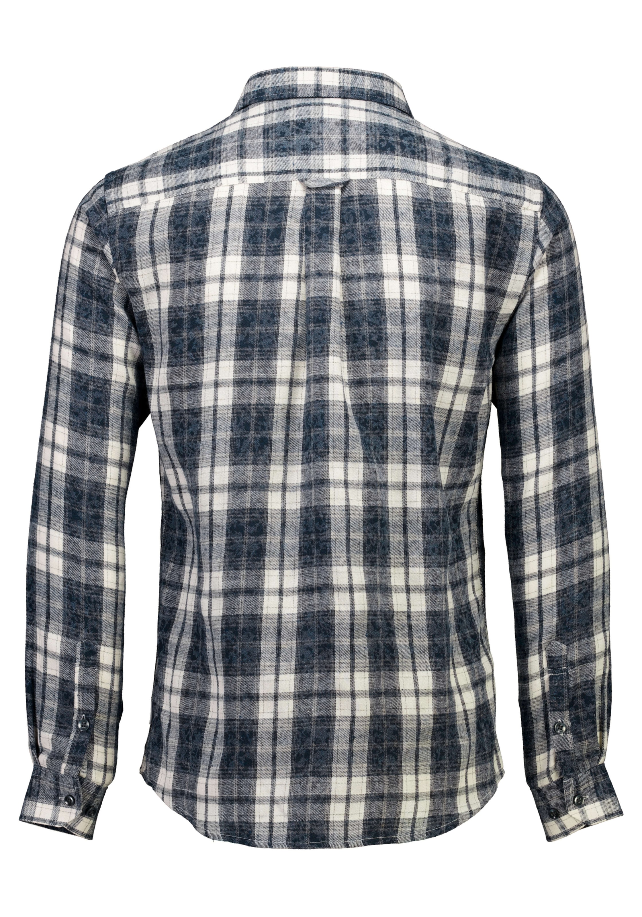 LINDBERGH Chemise à manches longues avec motif à carreaux / patte de boutons