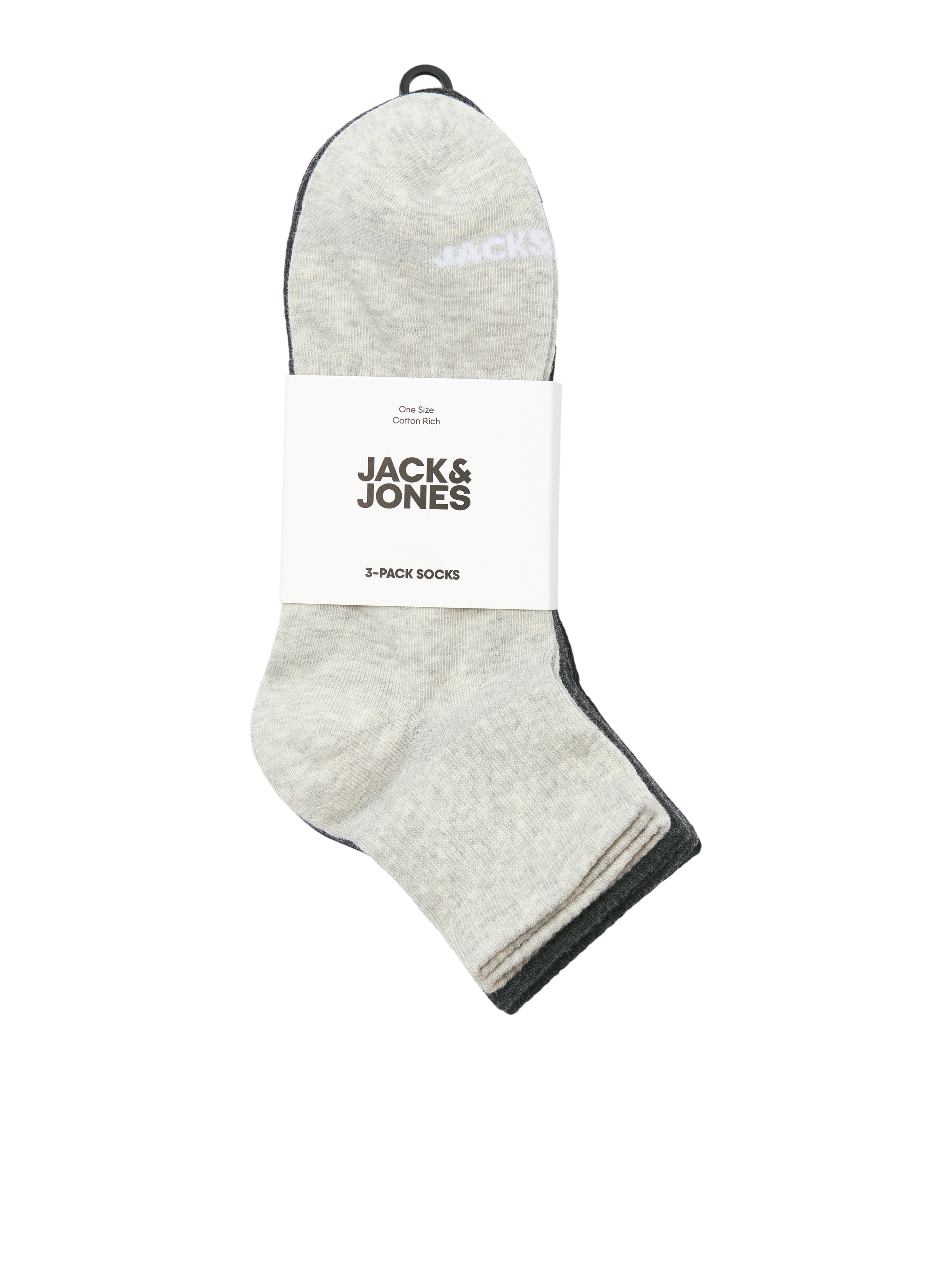 Jack & Jones Freizeitsocken »JACLUCA SHORT TENNIS SOCKS 3 PACK NOOS«, (Packung, 3 Paar)