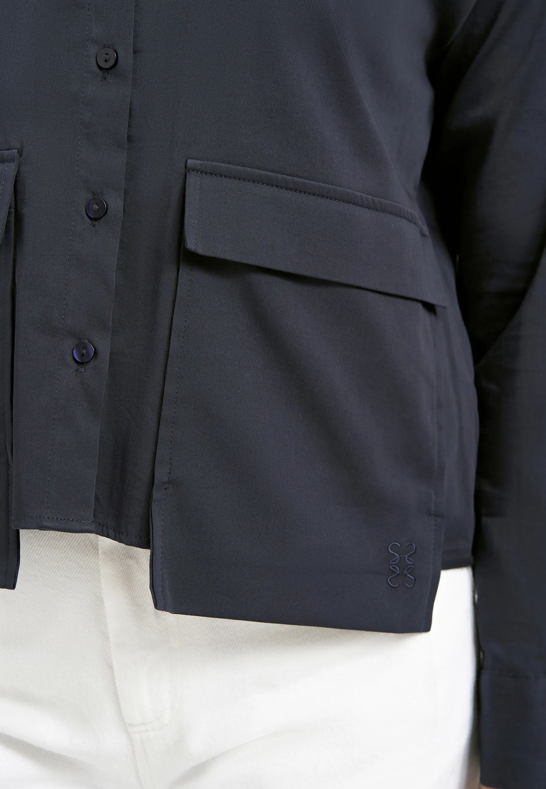 Smith & Soul Hemdbluse mit Pattentaschen vorn