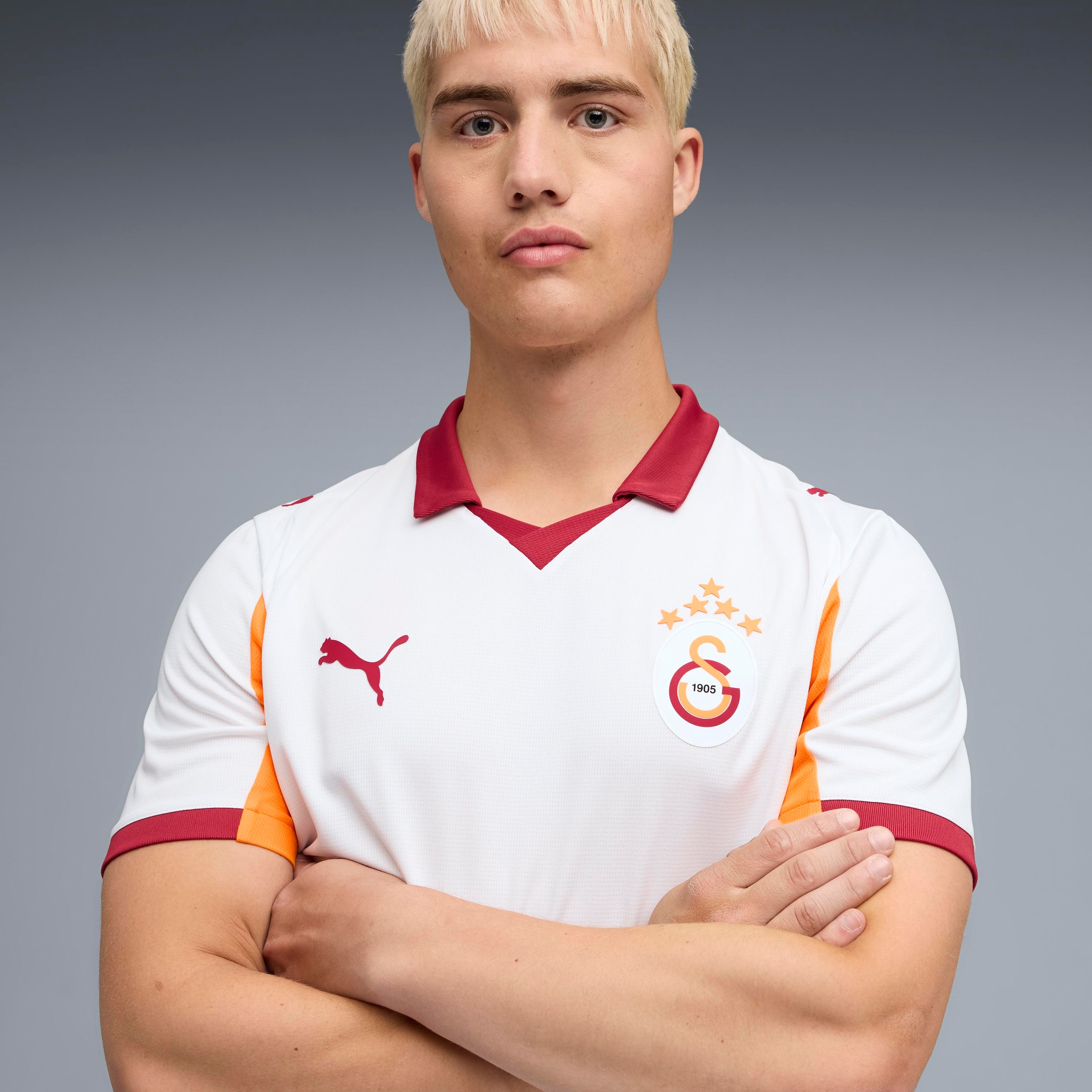 PUMA Fussballtrikot »GSK AWAY JERSEY REPLICA W/O SPONSOR WITH STAR« Auswärtstrikot Galatasaray Istanbul 2025/2026