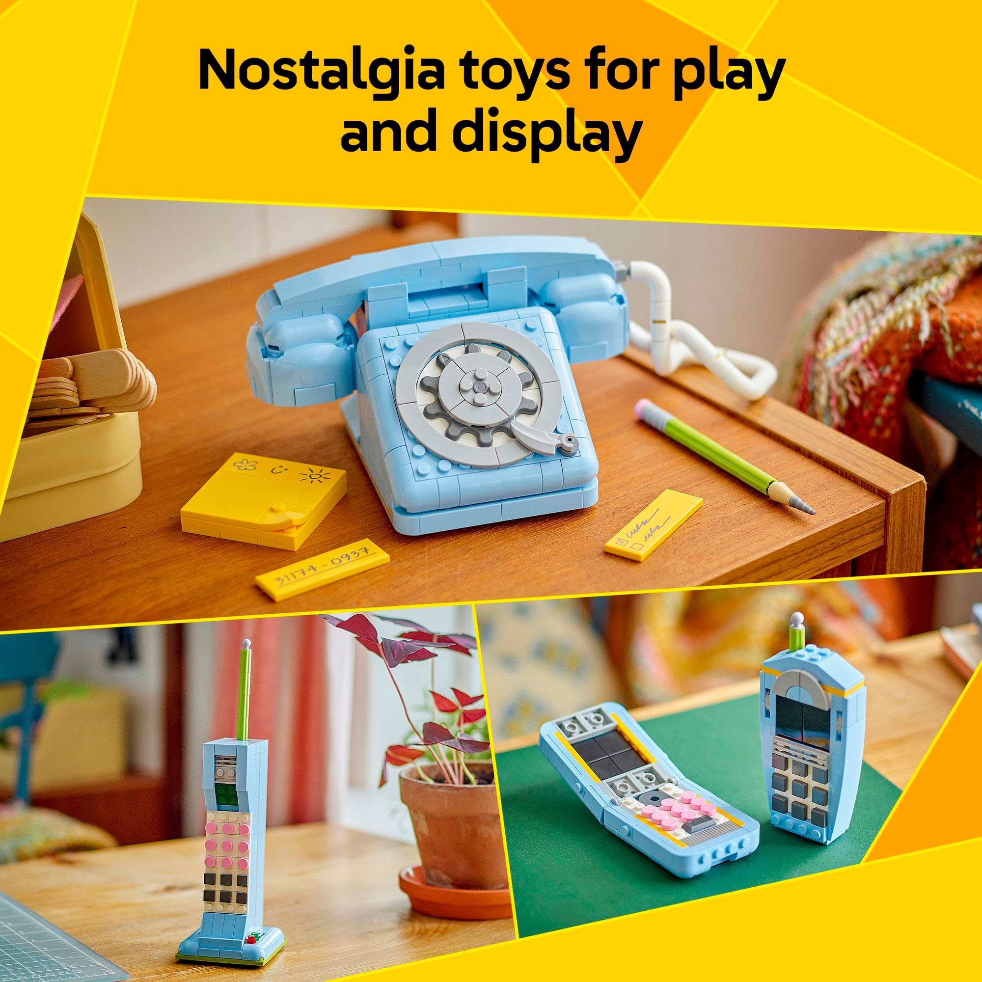 LEGO® Konstruktionsspielsteine »Retro-Telefon (31174), LEGO LEGO Creator« Made in Europe