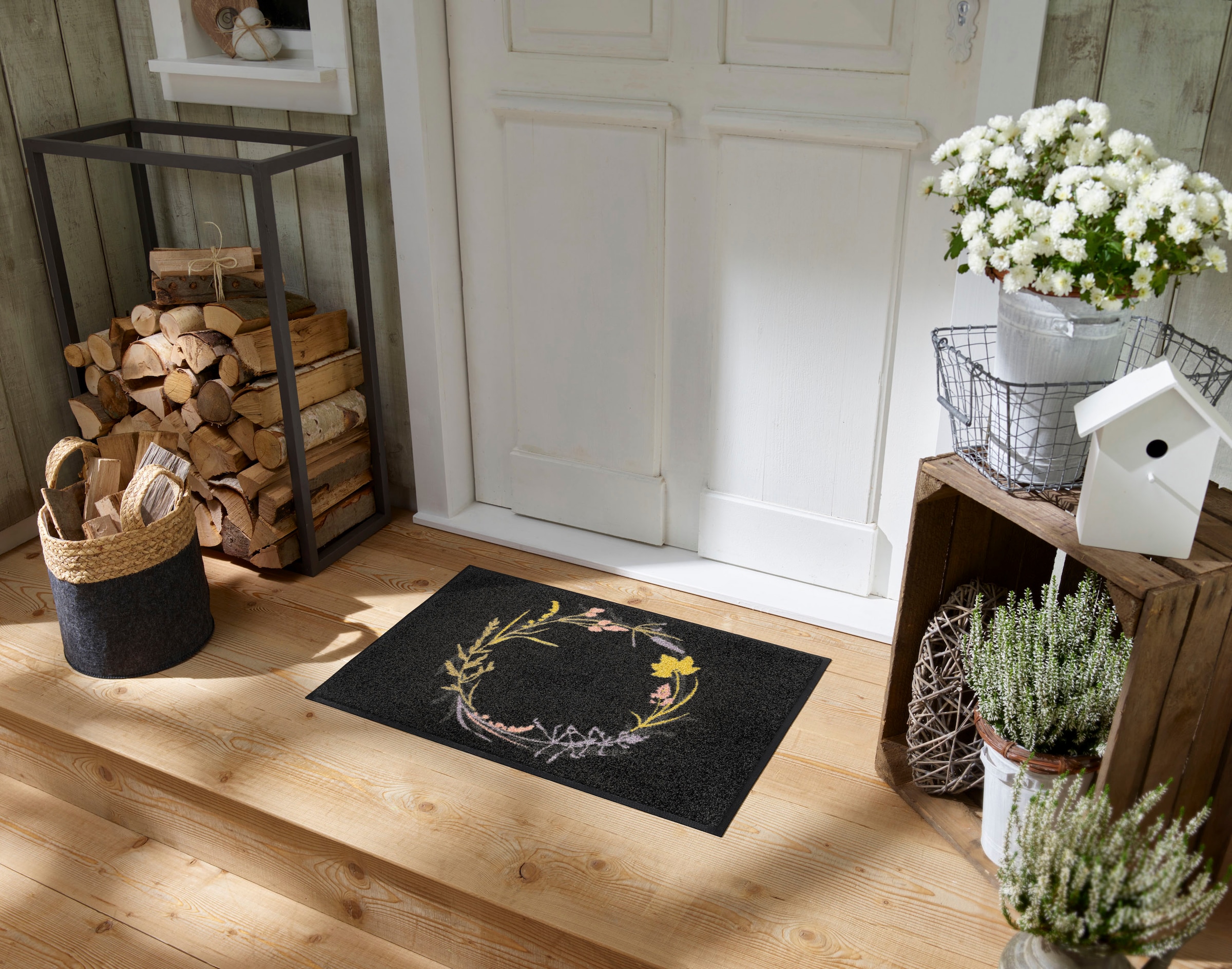 wash+dry by Kleen-Tex Fussmatte »Nature Hoop«, rechteckig