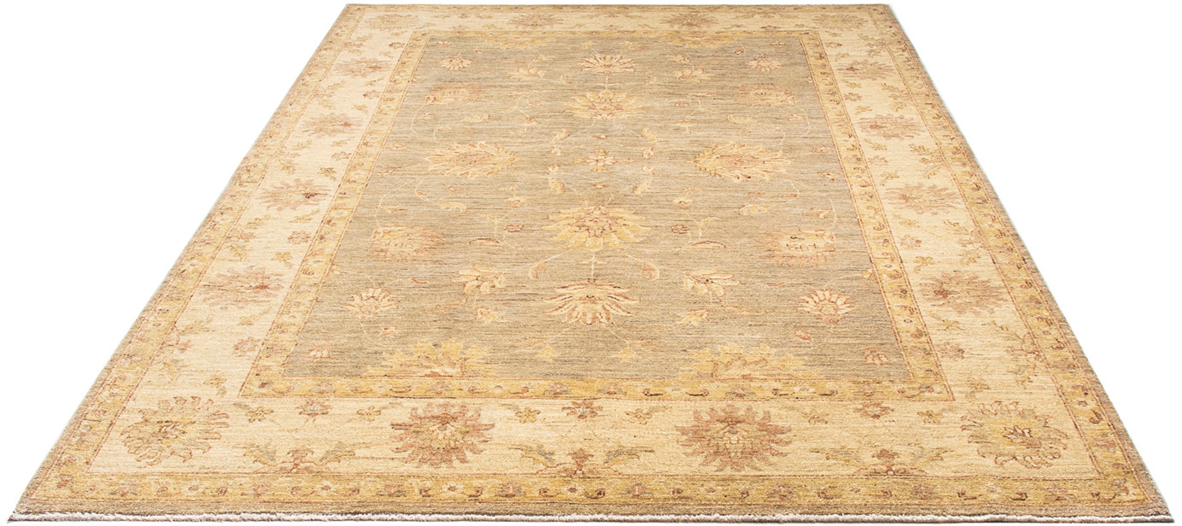 Image of morgenland Orientteppich »Ziegler - 241 x 175 cm - beige«, rechteckig, 6 mm Höhe, Wohnzimmer, Handgeknüpft, Einzelstück mit Zertifikat bei Ackermann Versand Schweiz