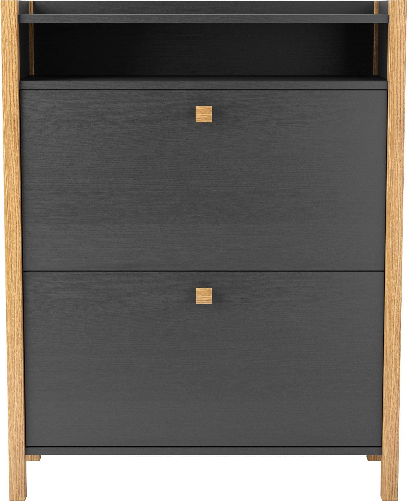 Image of Woodman Schuhbank "Charis" im skandinavian Design, Holzfurnier aus Eiche, FSC-zertifiziert