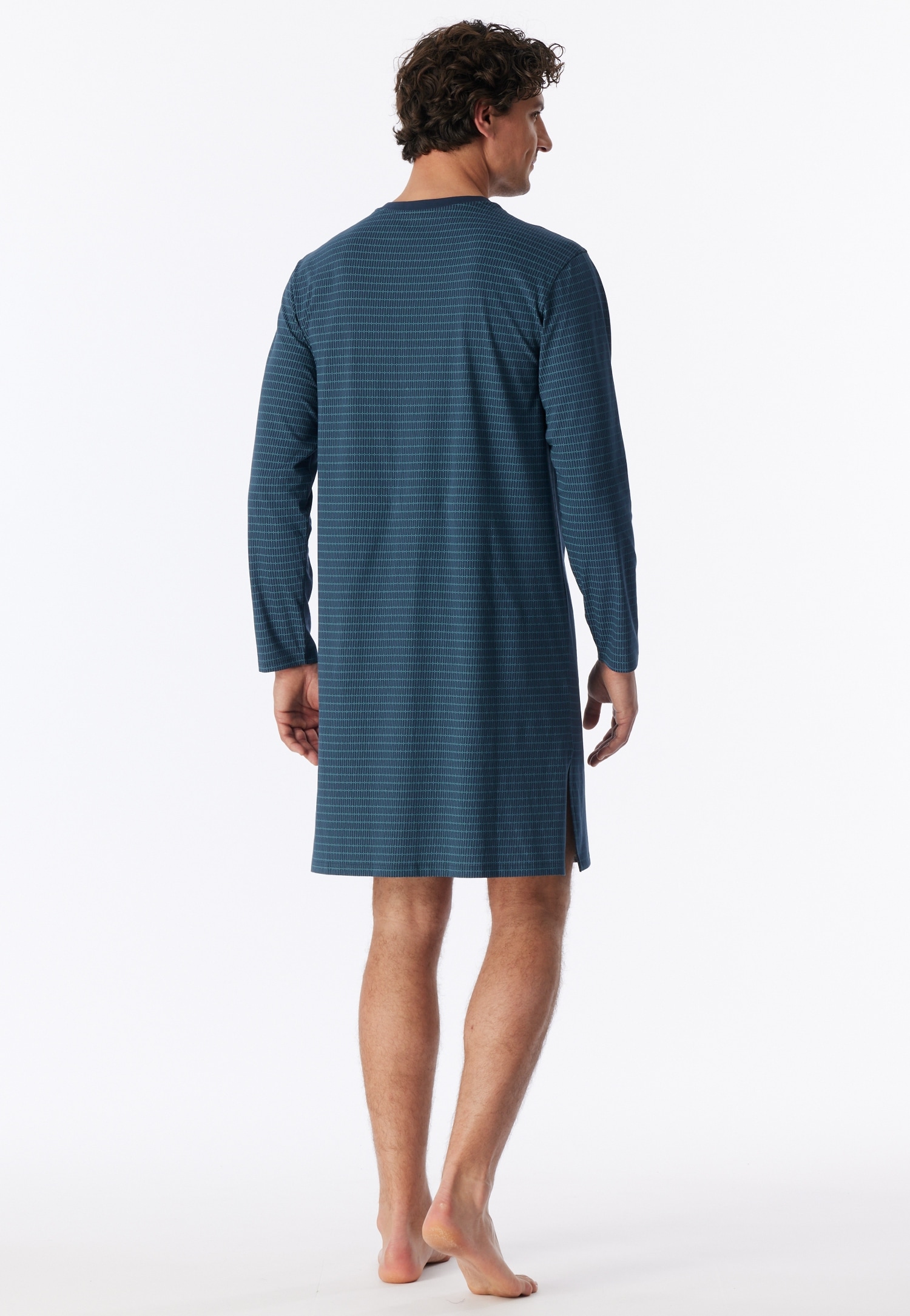 Schiesser Chemise de nuit »"Comfort Essentials"« Poche poitrine avec motif discret en all-over