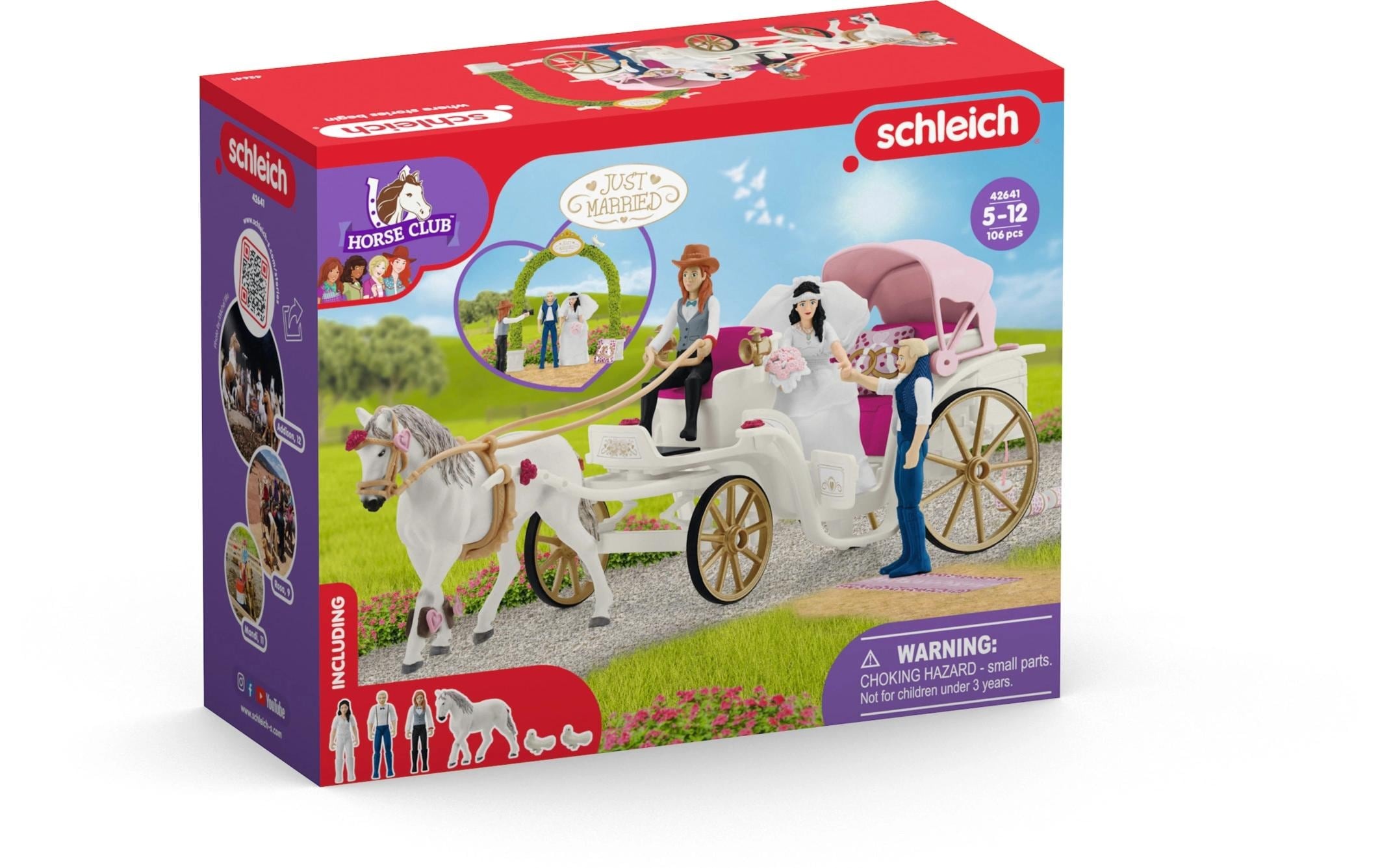 Schleich® Spielfigur »Horse Club Hochzeitskutsche«