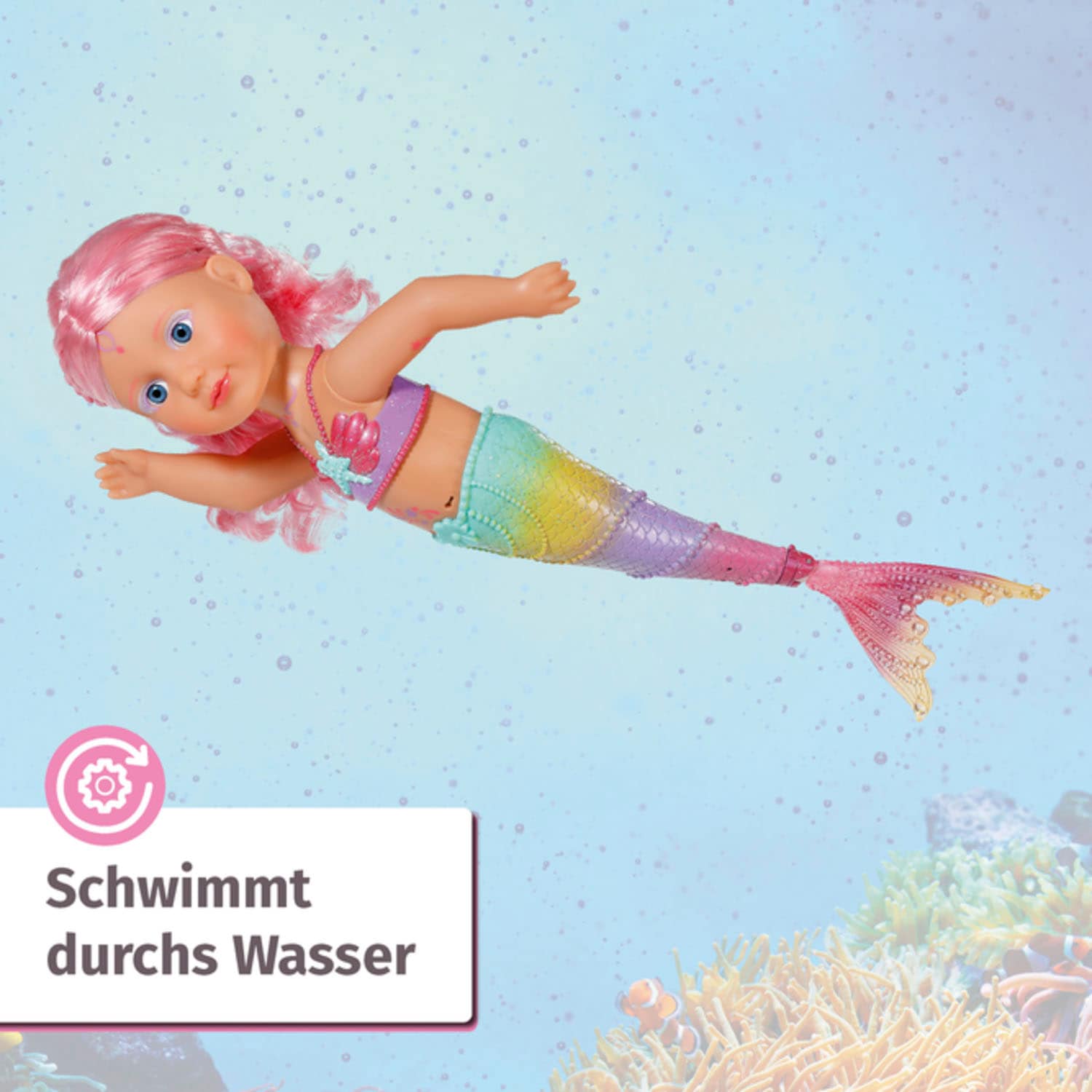 Baby Born Meerjungfrauenpuppe »Little Sister Meerjungfrau, 46 cm«
