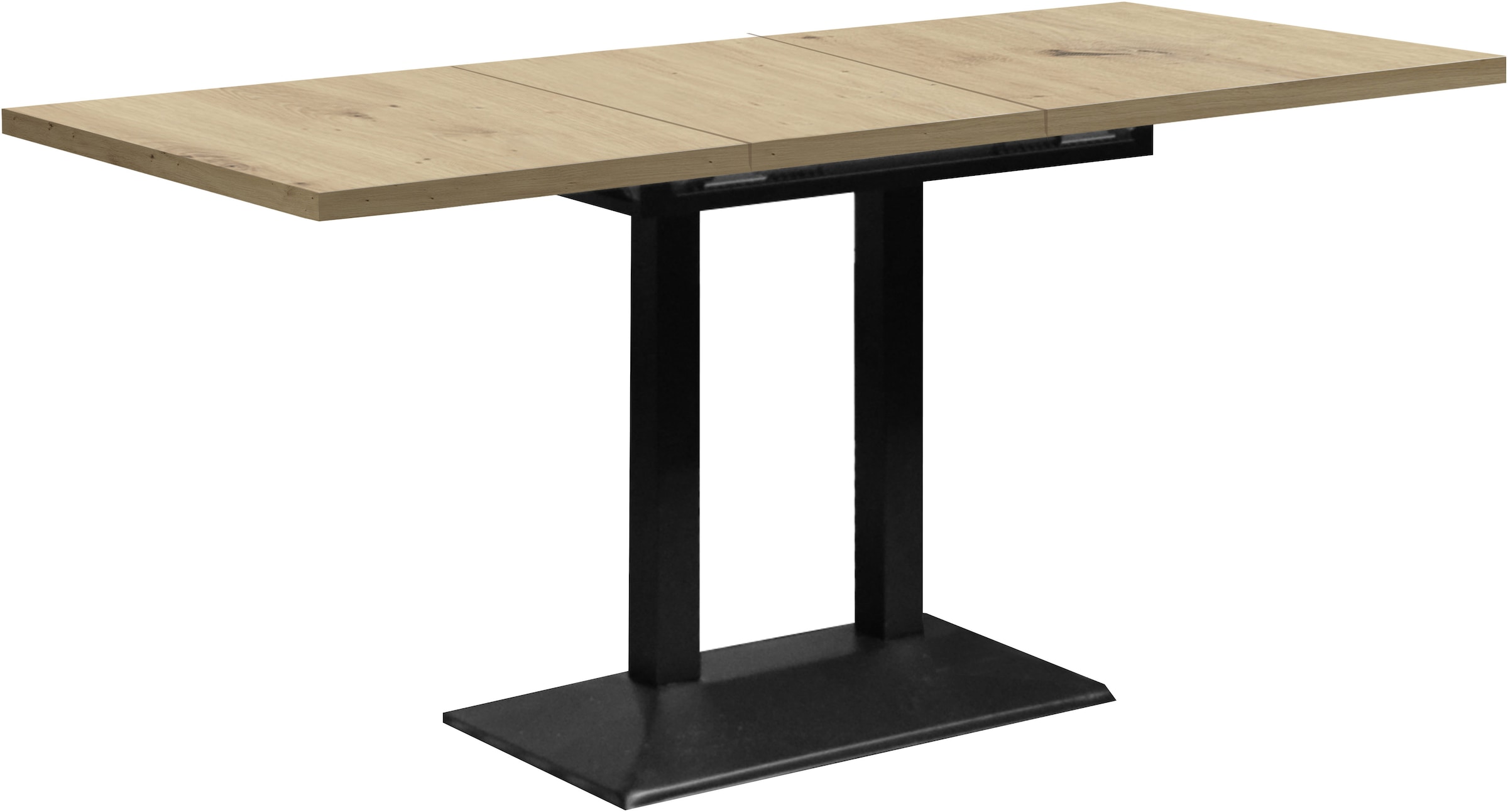 Mäusbacher Table de bistrot »Big Bistro Metall« Plateau extractible (extraction synchronisée) LPH 120-160/75/70