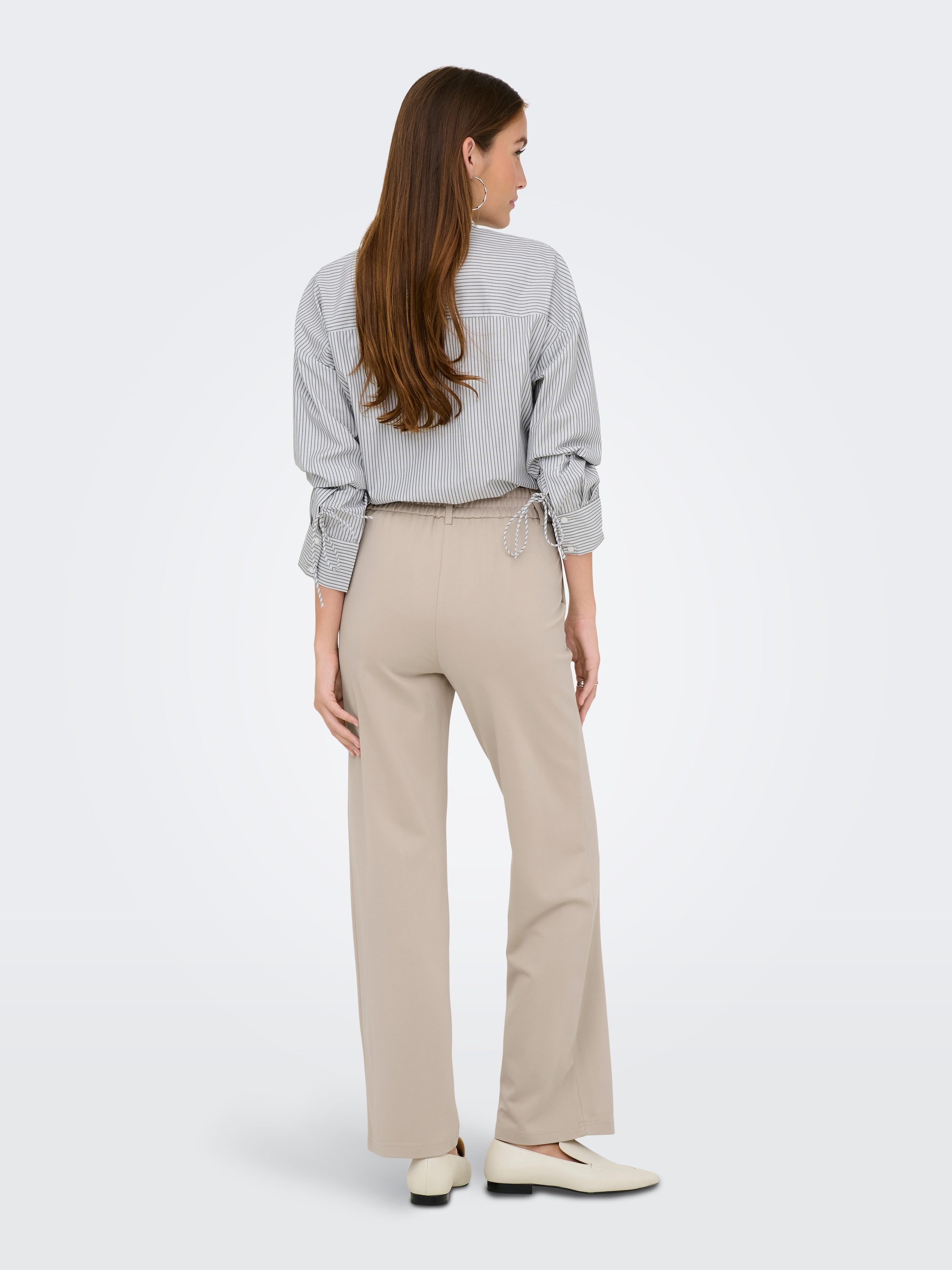 ONLY Pantalon de costume »ONLPOPTRASH LIFE MW STRAIGHT PANT PNT«  Viskosemischung