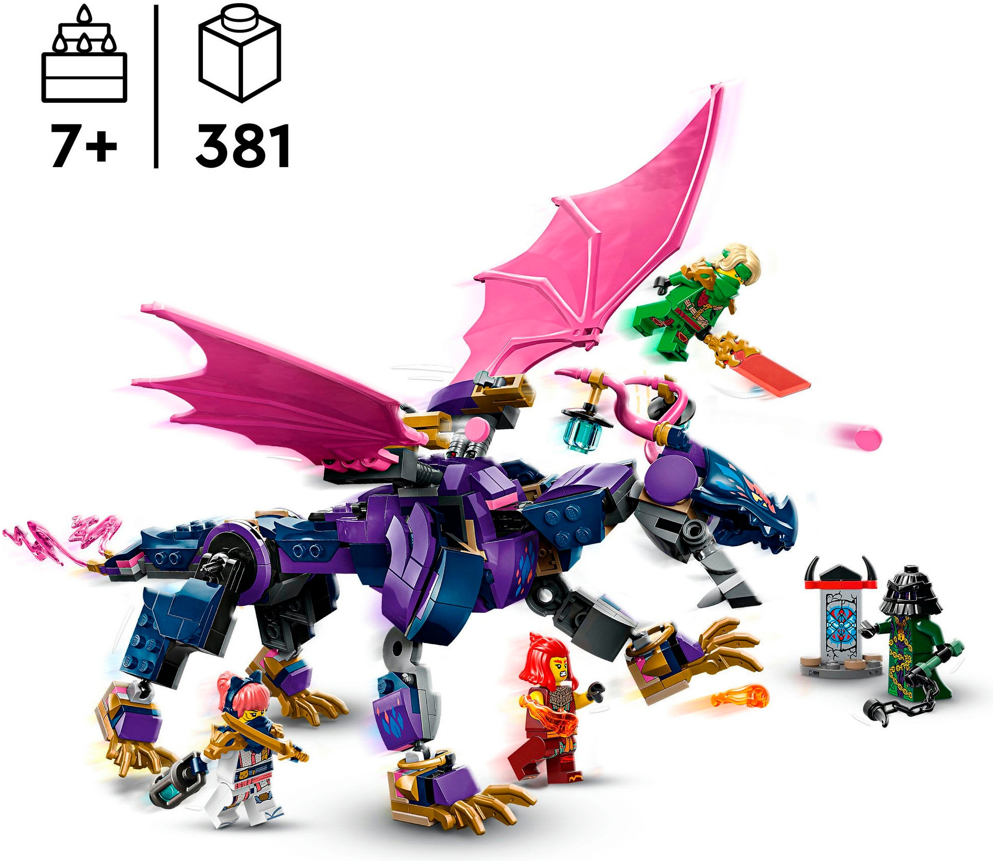 LEGO® Konstruktionsspielsteine »Rontu der Meisterdrache (71842), LEGO Ninjago« Made in Europe