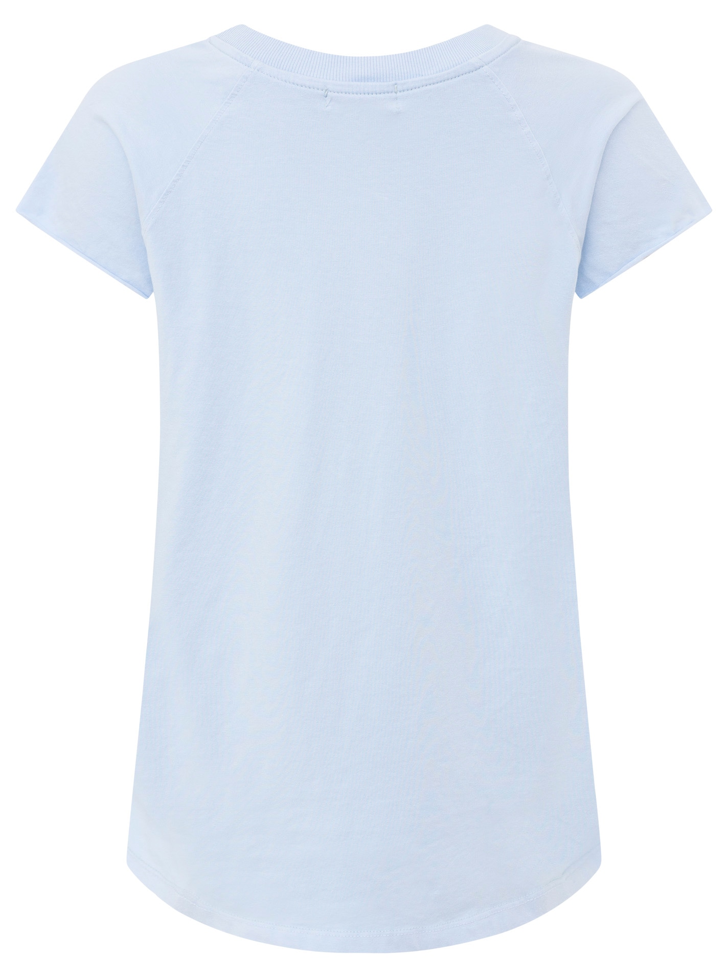 Zwillingsherz Kurzarmshirt »Oversizedshirt Stempeldruck "Positive Mind"«, mit V-Neck Ausschnitt und Stempeldruck, leicht oversized geschnitten