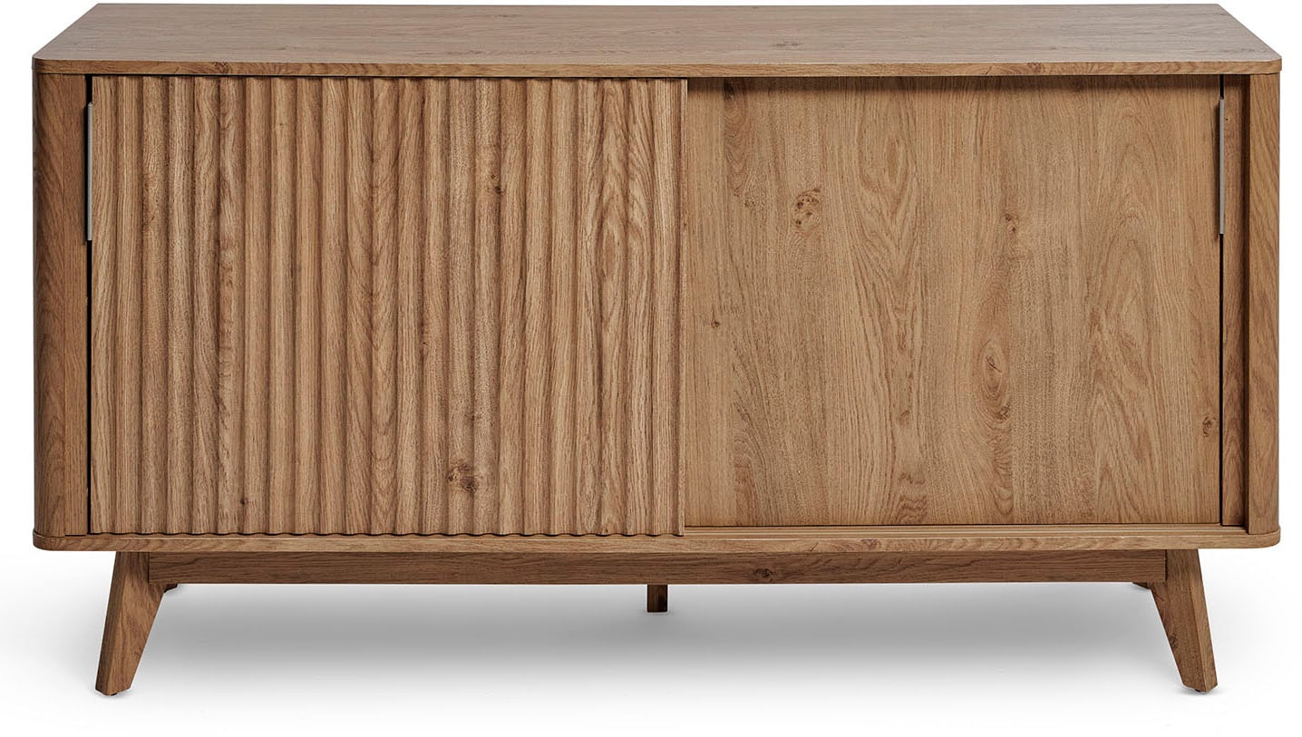 Jahnke Sideboard »WAVE SBS 145« 1 Stk. tlg. Retro-Stil, mit 2 Schiebetüren, ca. 148 cm