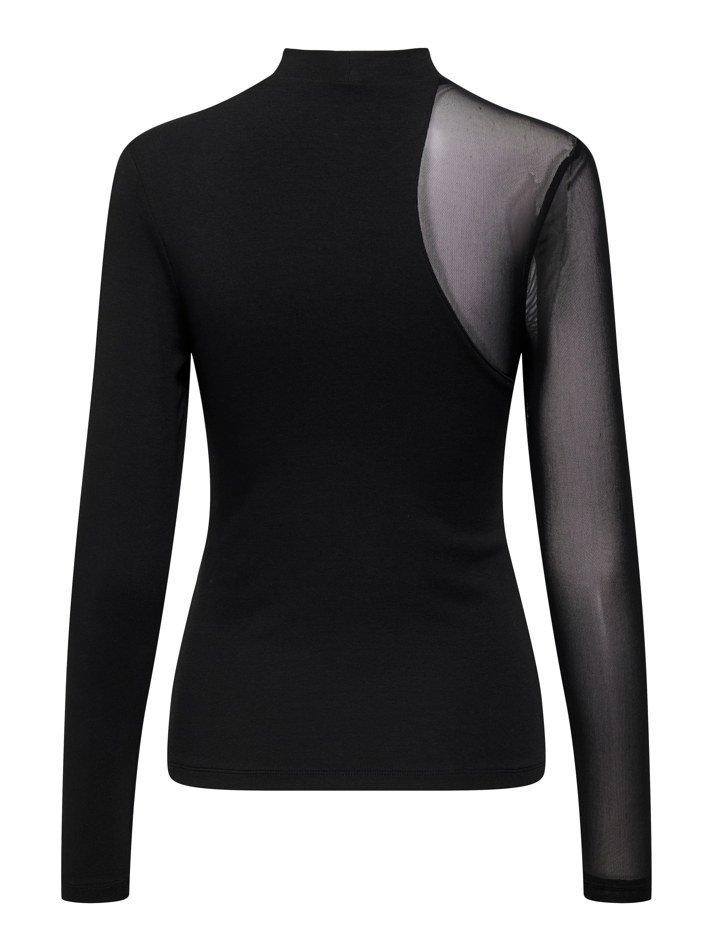 ONLY Langarmshirt »ONLCOLETTE LIFE L/S MESH MIX TOP BOX JRS«