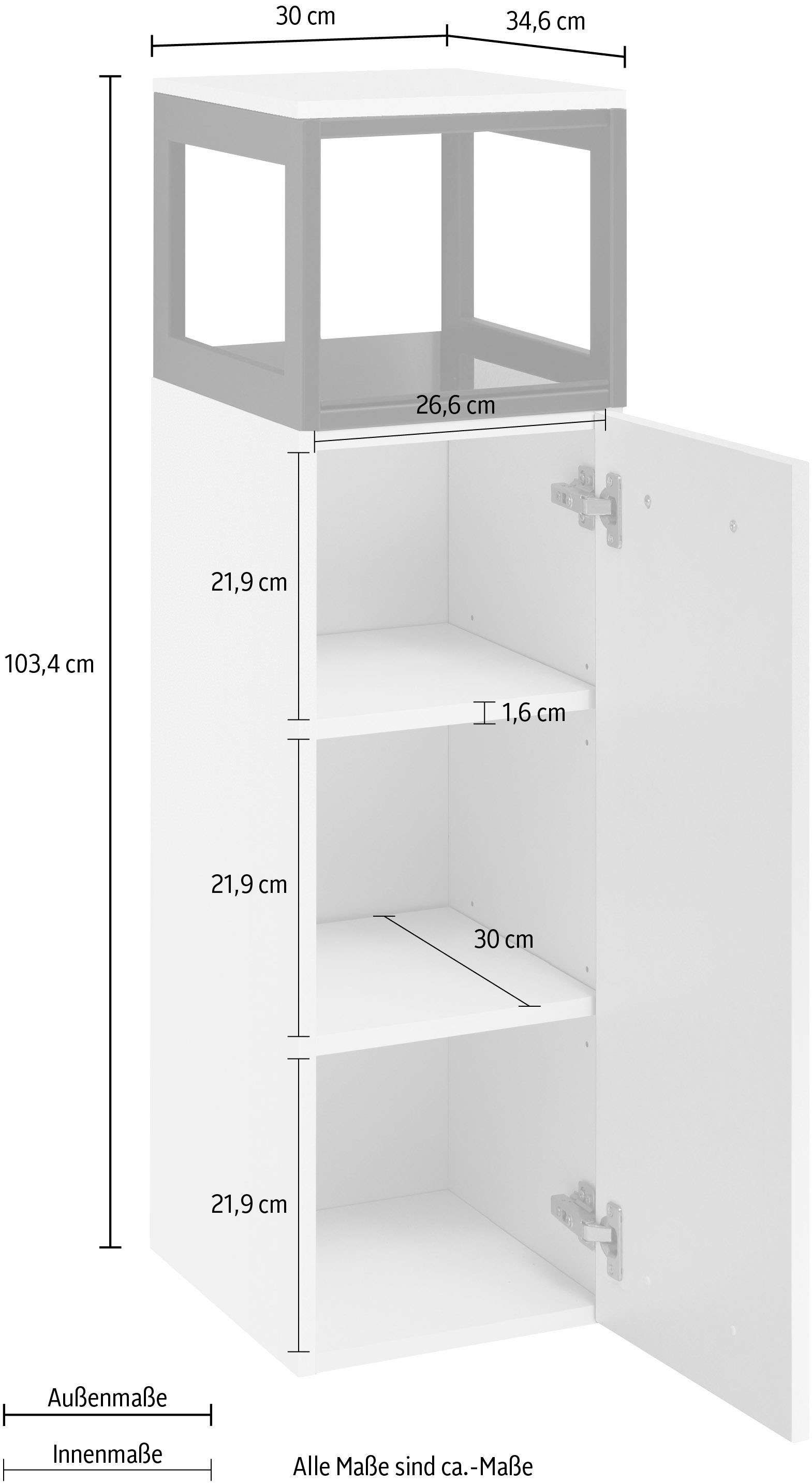 OPTIFIT Highboard »Yukon«