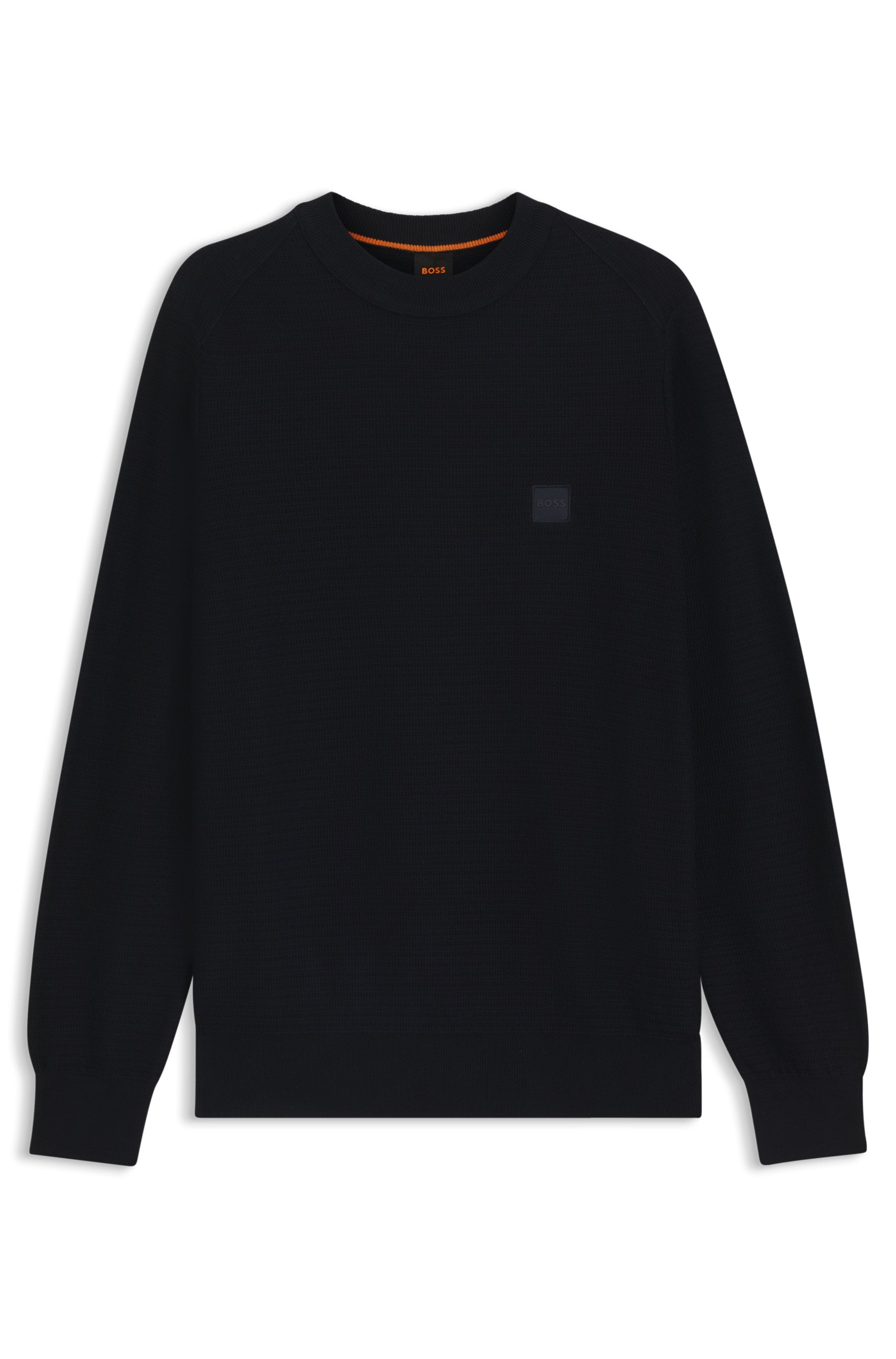 BOSS ORANGE Strickpullover »Anion« mit BOSS-Badge